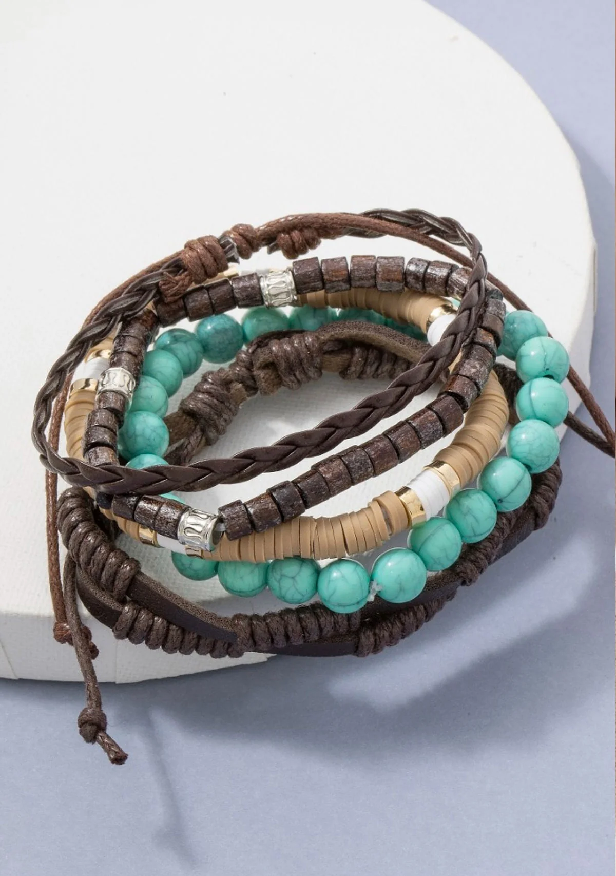 Assorted Beads And Braids Bracelet - Image 3