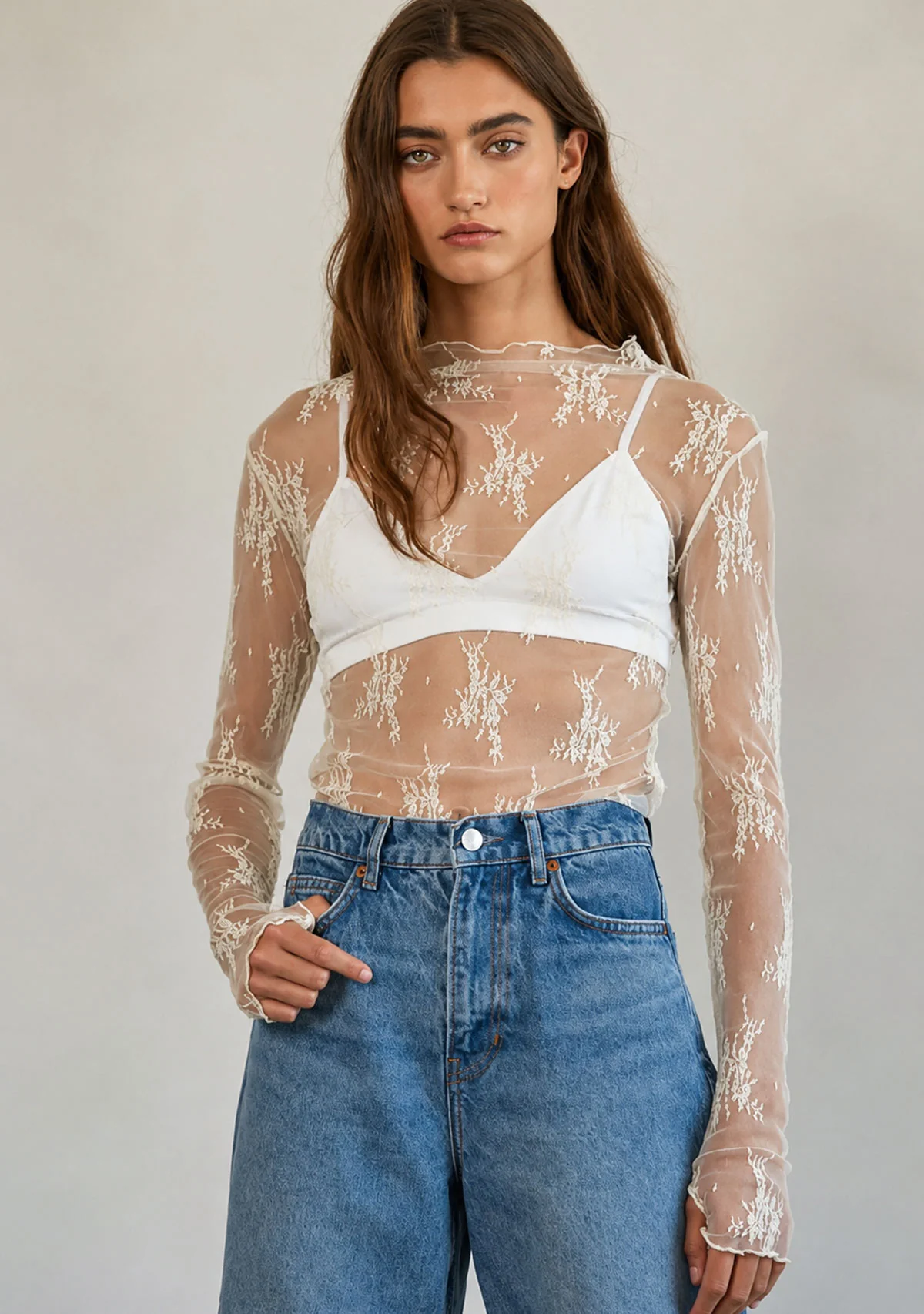 Aubrey Lace Top - Image 2