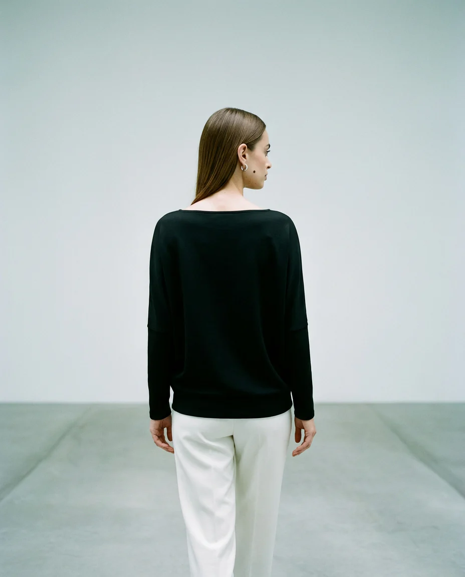 Boatneck Perfect Tunic Black