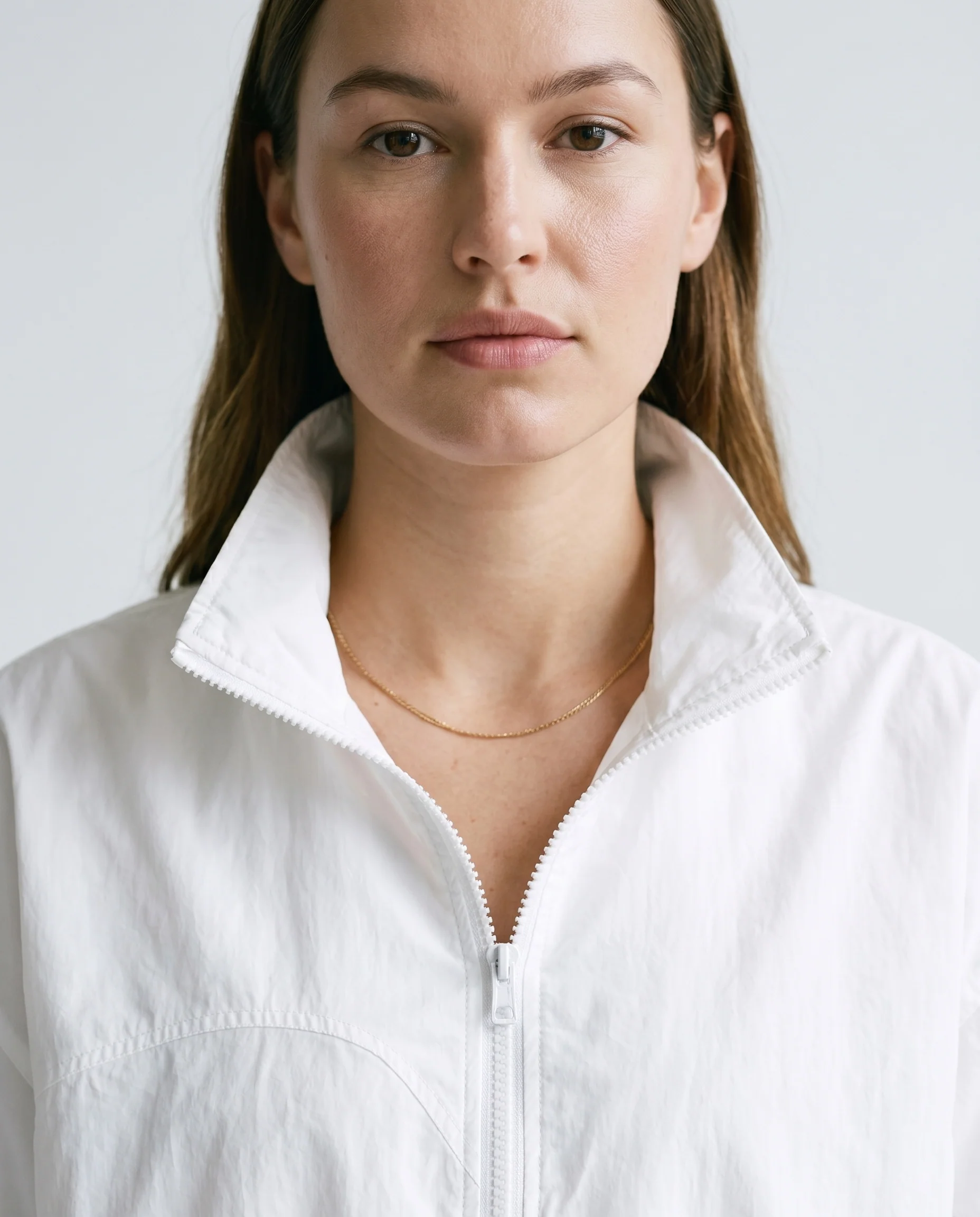 Boxy Short Sleeve Jacket White - Image 3