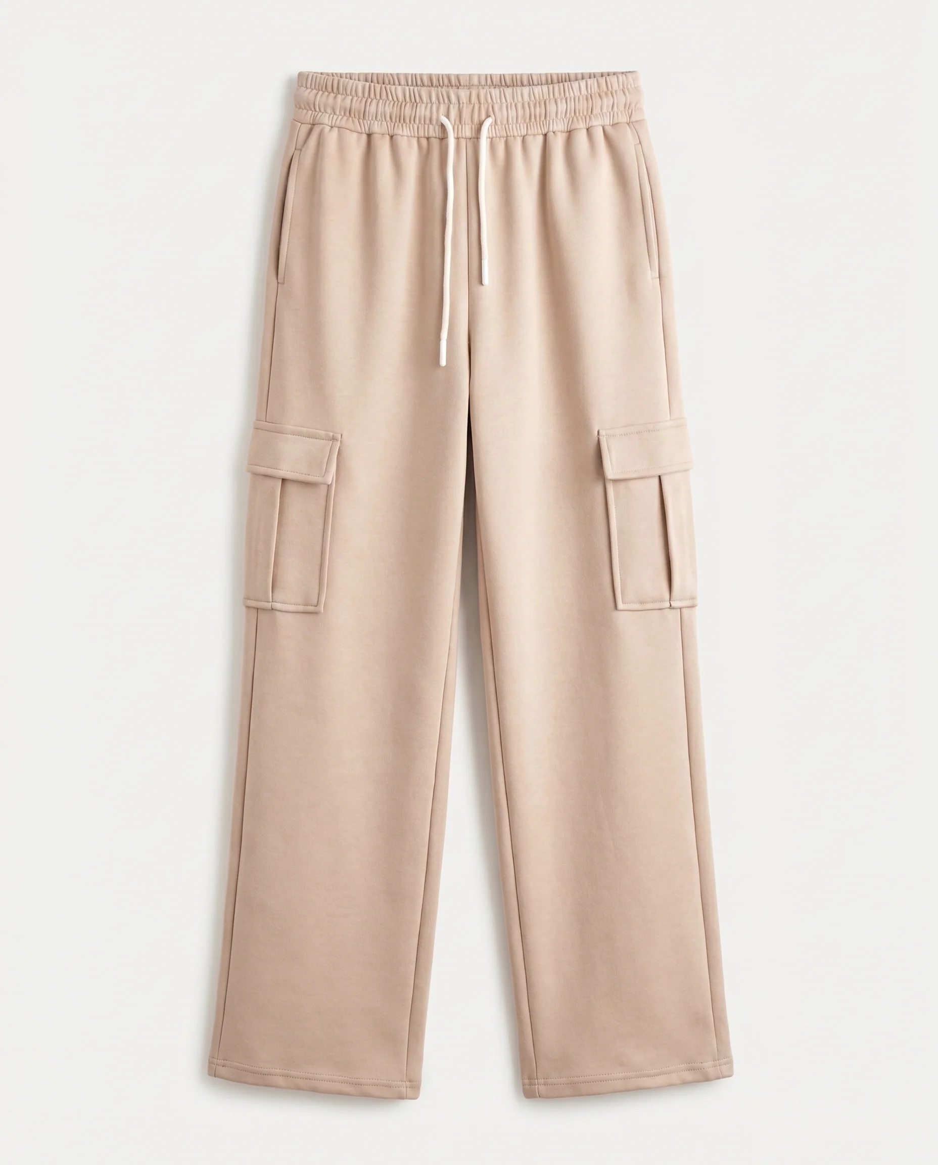 Cargo Jogger Pants Beige - Image 3