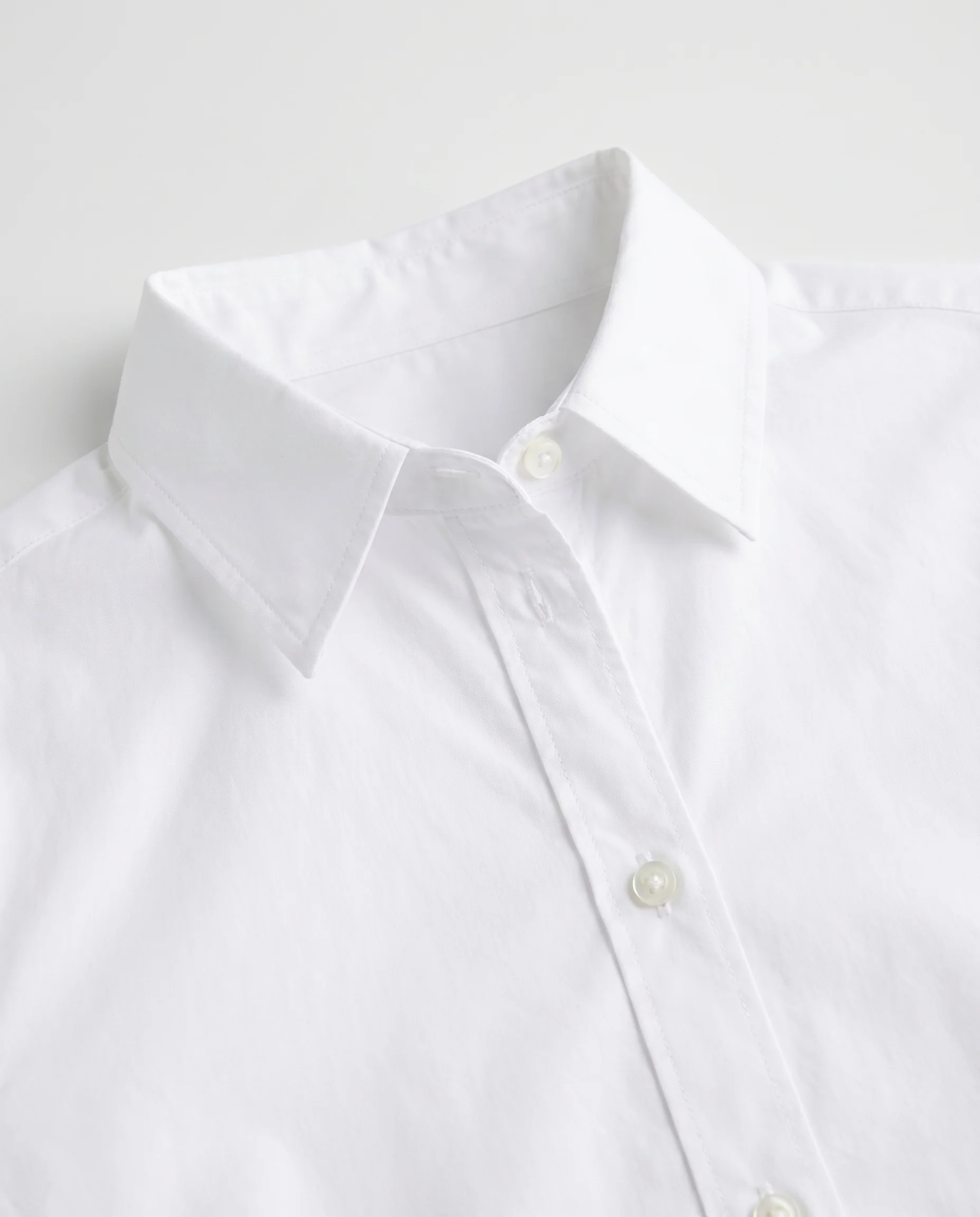 Classic Button-Down Shirt White - Image 4