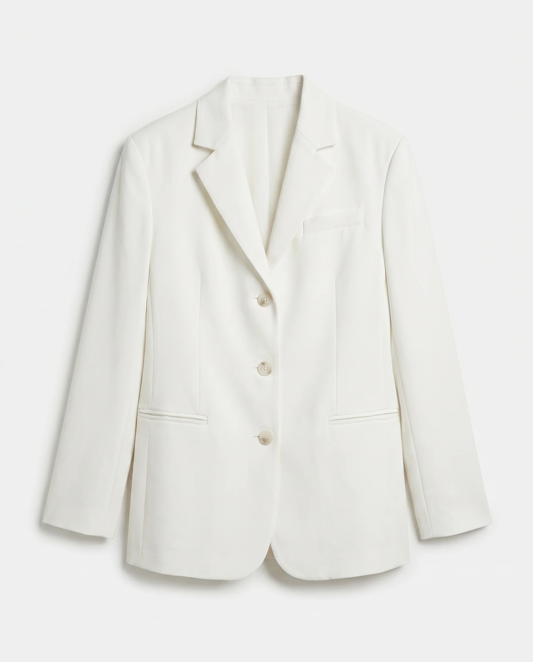Classic Tailored Blazer White - Image 7