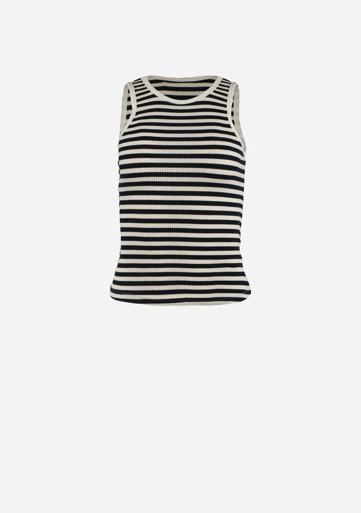 Deuce Striped Tank Navy Cream