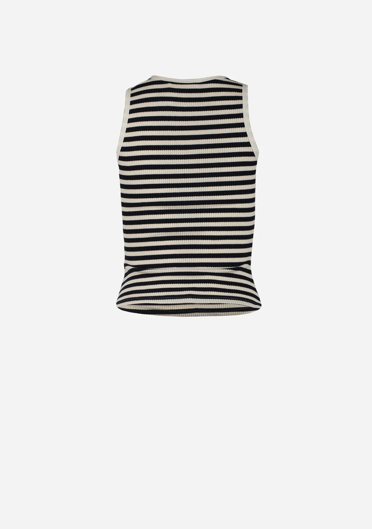 Deuce Striped Tank Navy Cream - Image 2