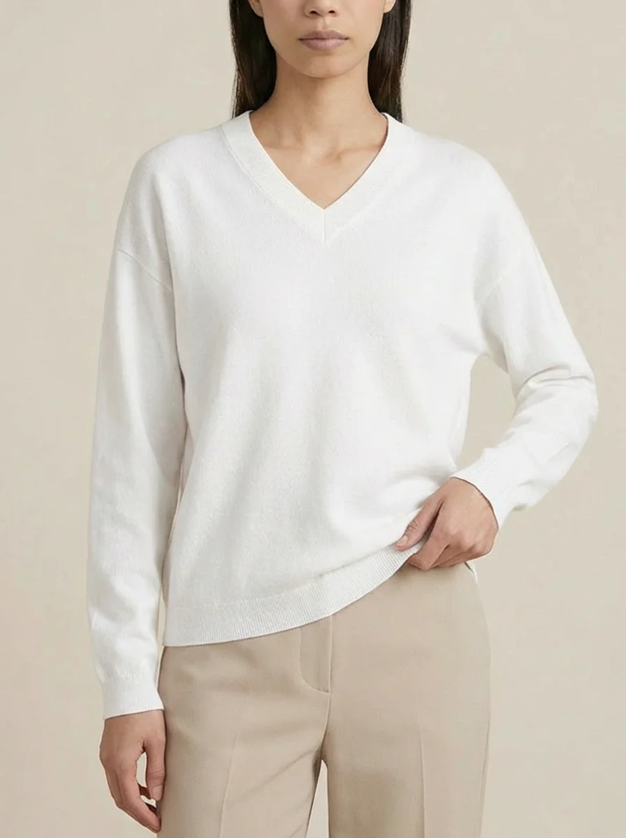 Elizabeth LS VNeck Sweater - Image 8