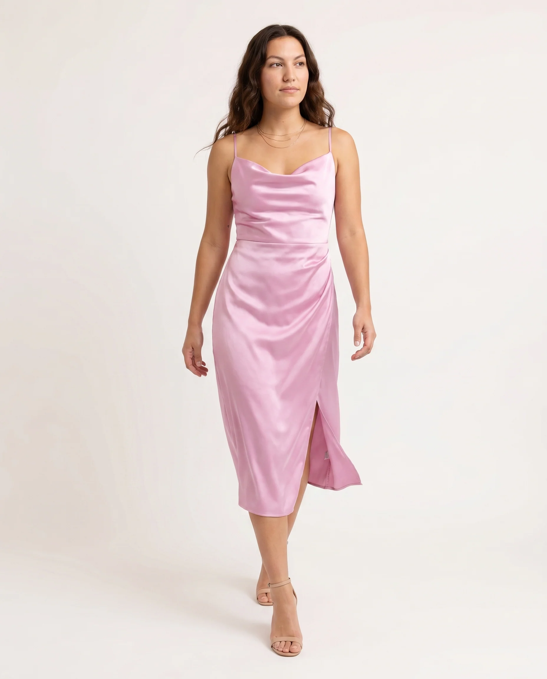 Emma Slip Dress Ballet Pink - Image 3