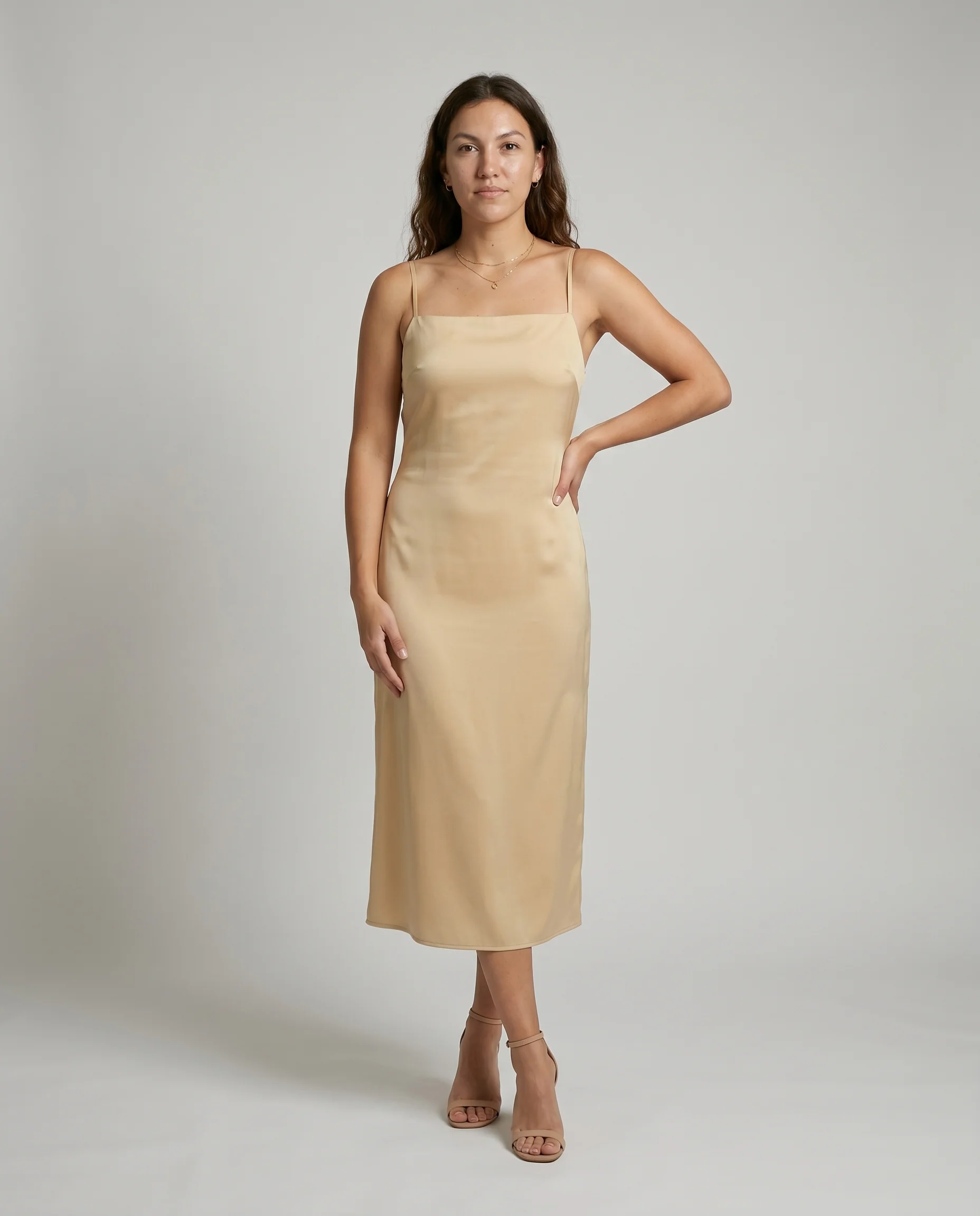 Emma Slip Dress Butter Yellow