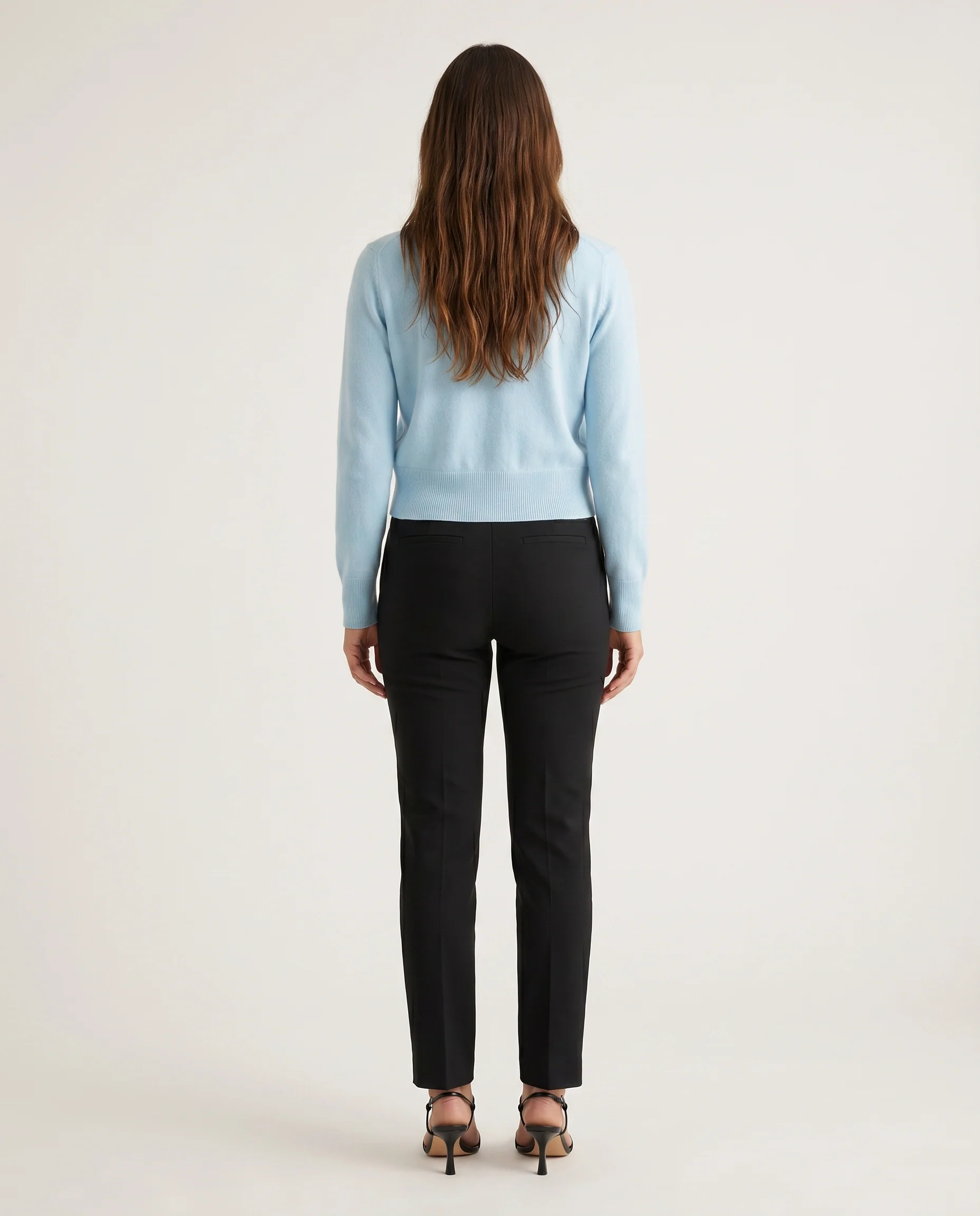 Essential Knit Cardigan Aqua - Image 2