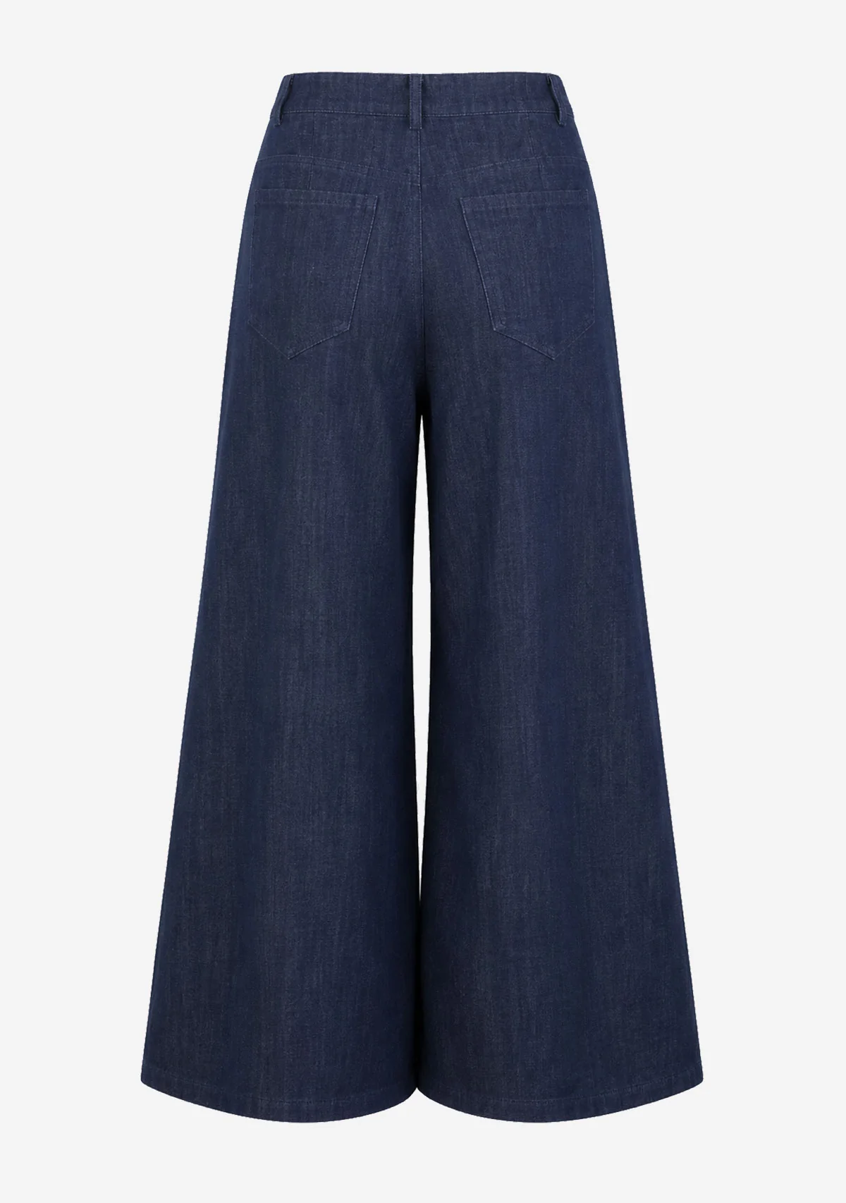 Essential Wide Leg Pants Blue - Image 3
