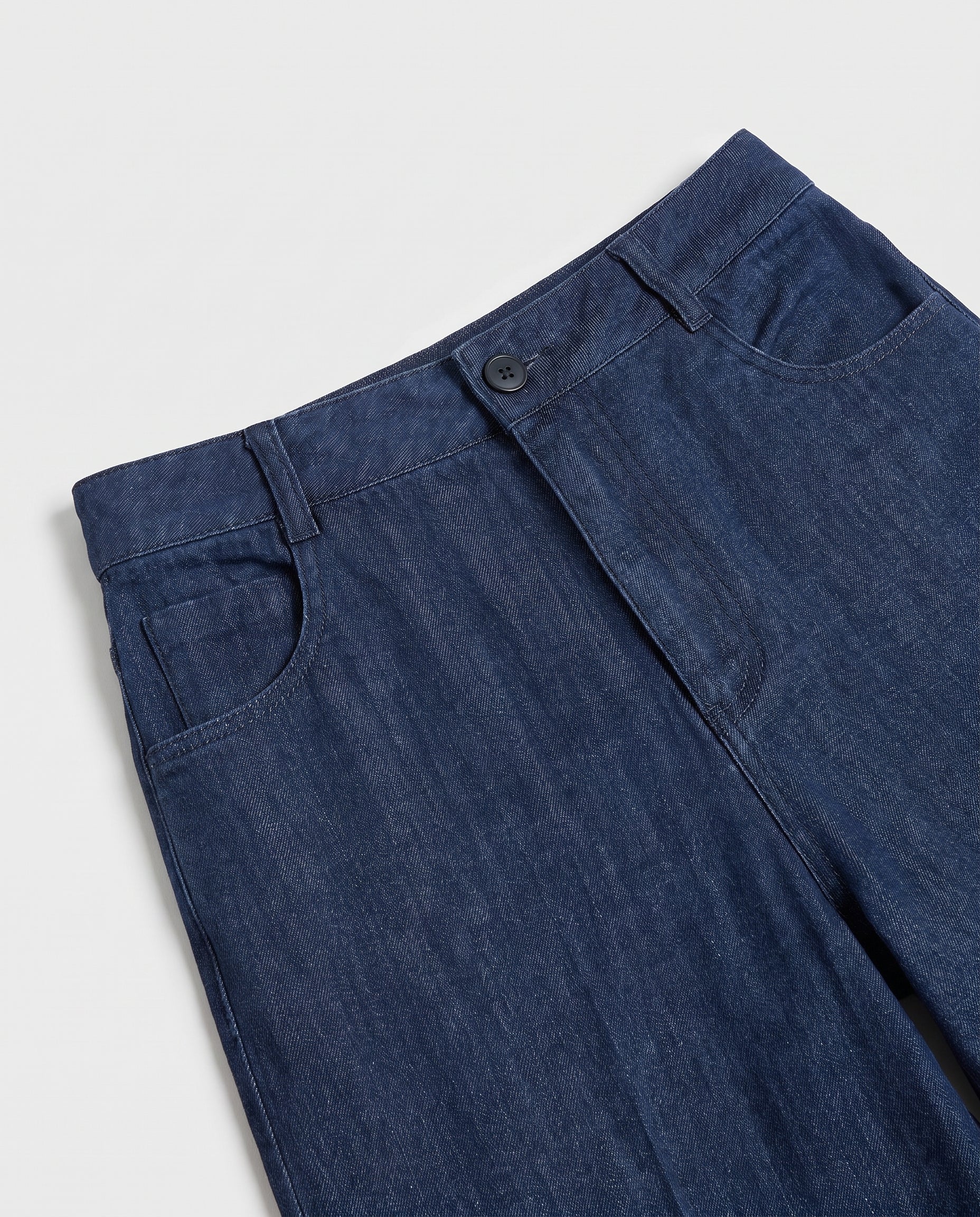 Essential Wide Leg Pants Blue - Image 4