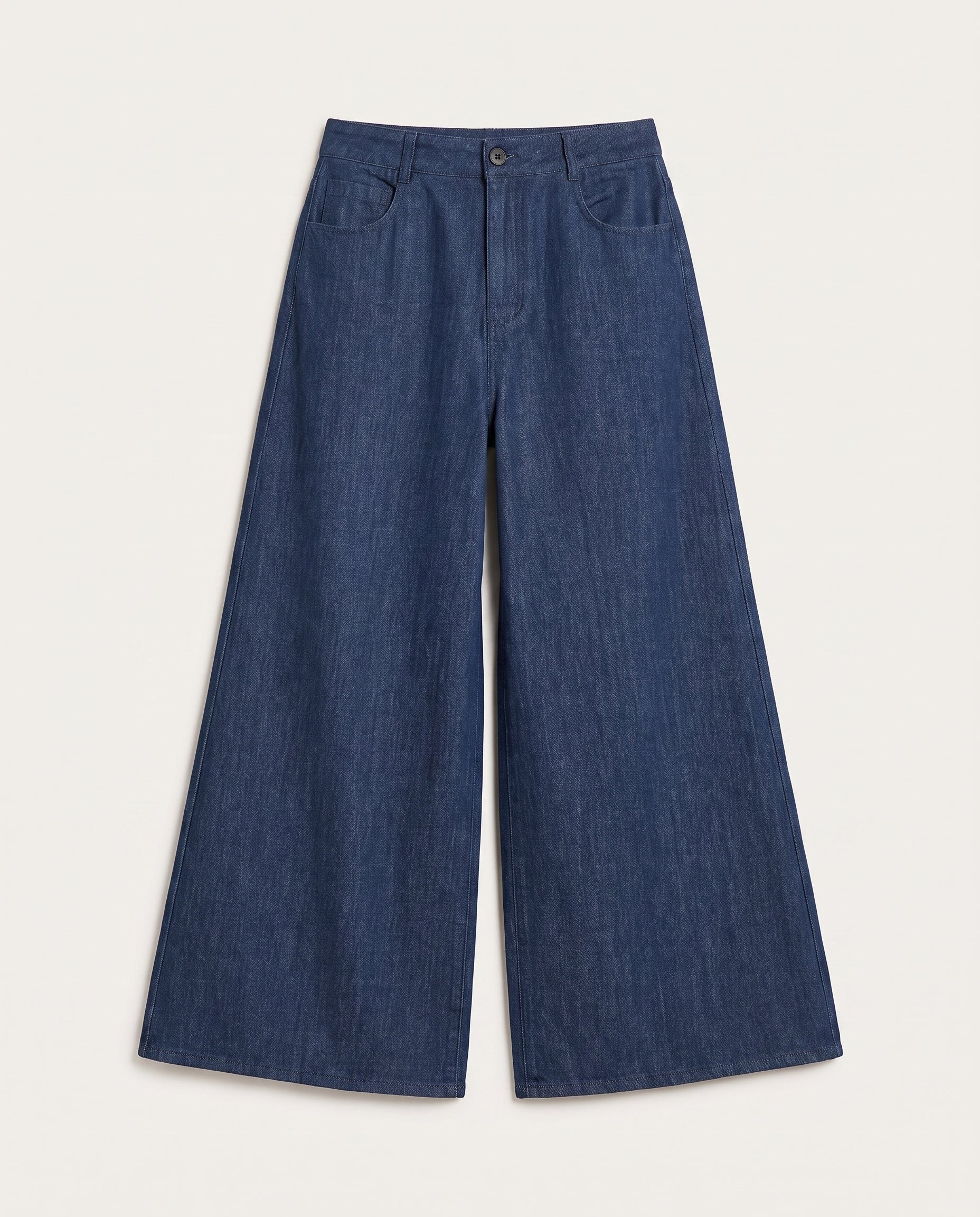 Essential Wide Leg Pants Blue - Image 5