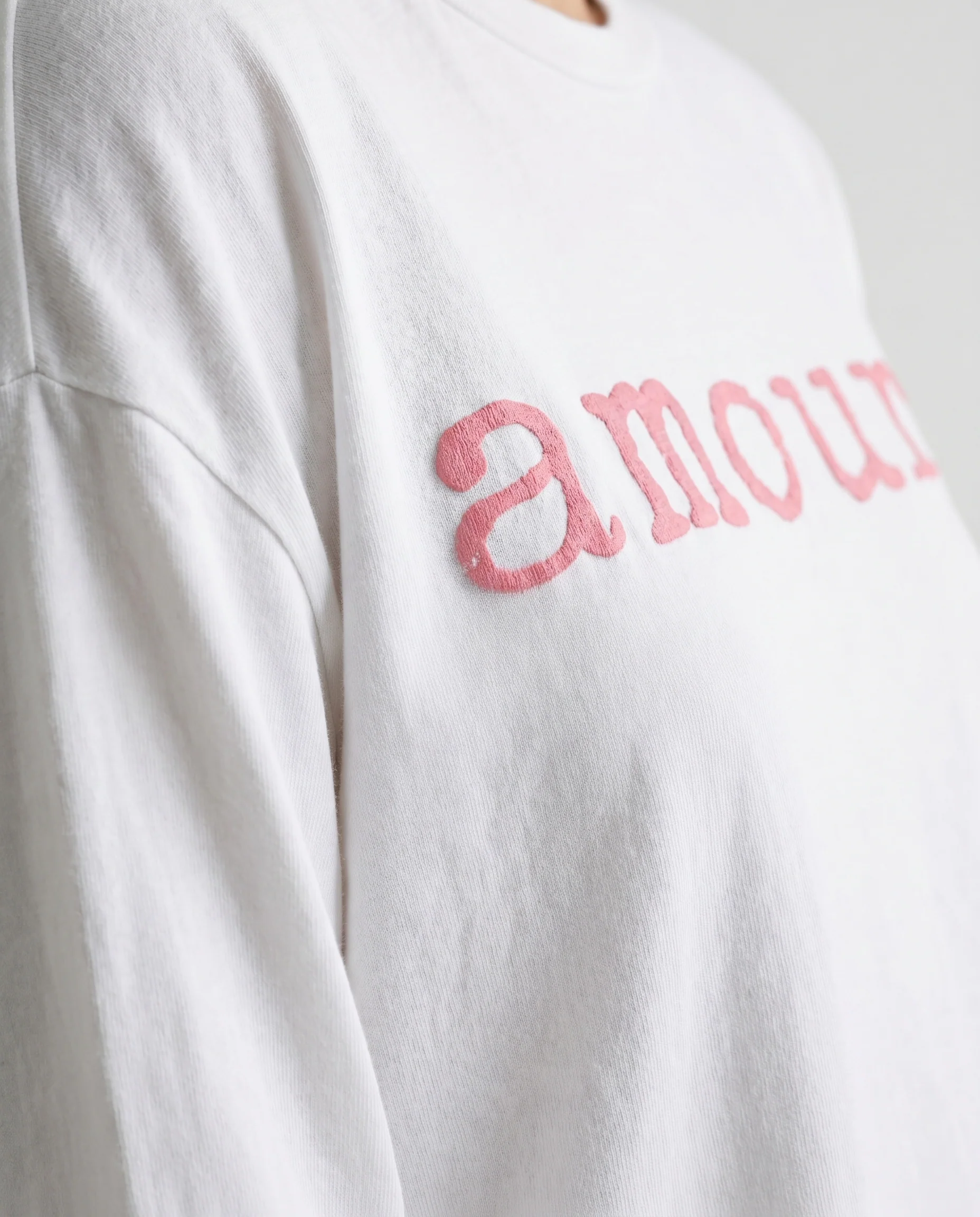 Everyday Cotton Tee Long Sleeve White - Image 6