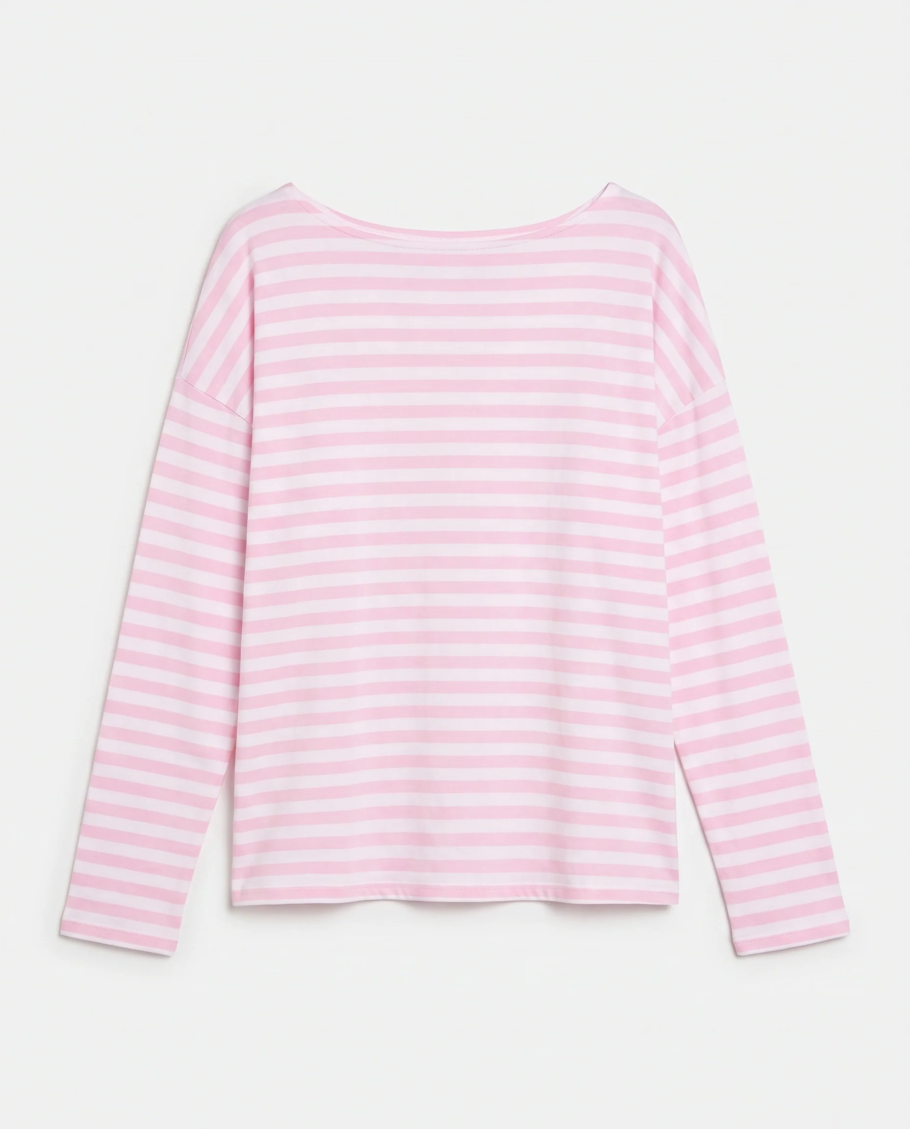Fine Knit Top Pink Stripe - Image 6