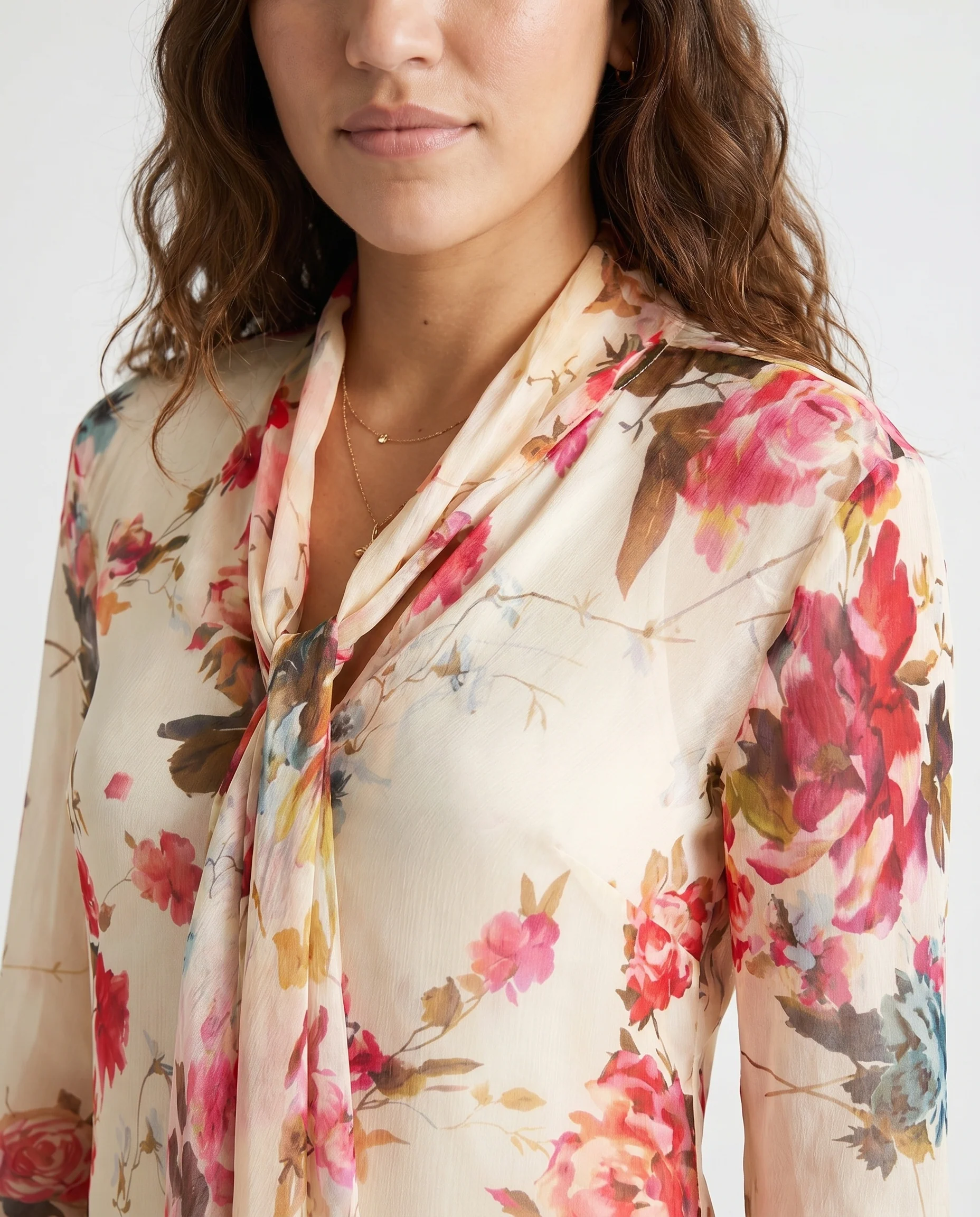 Floral Print Blouse Print - Image 4