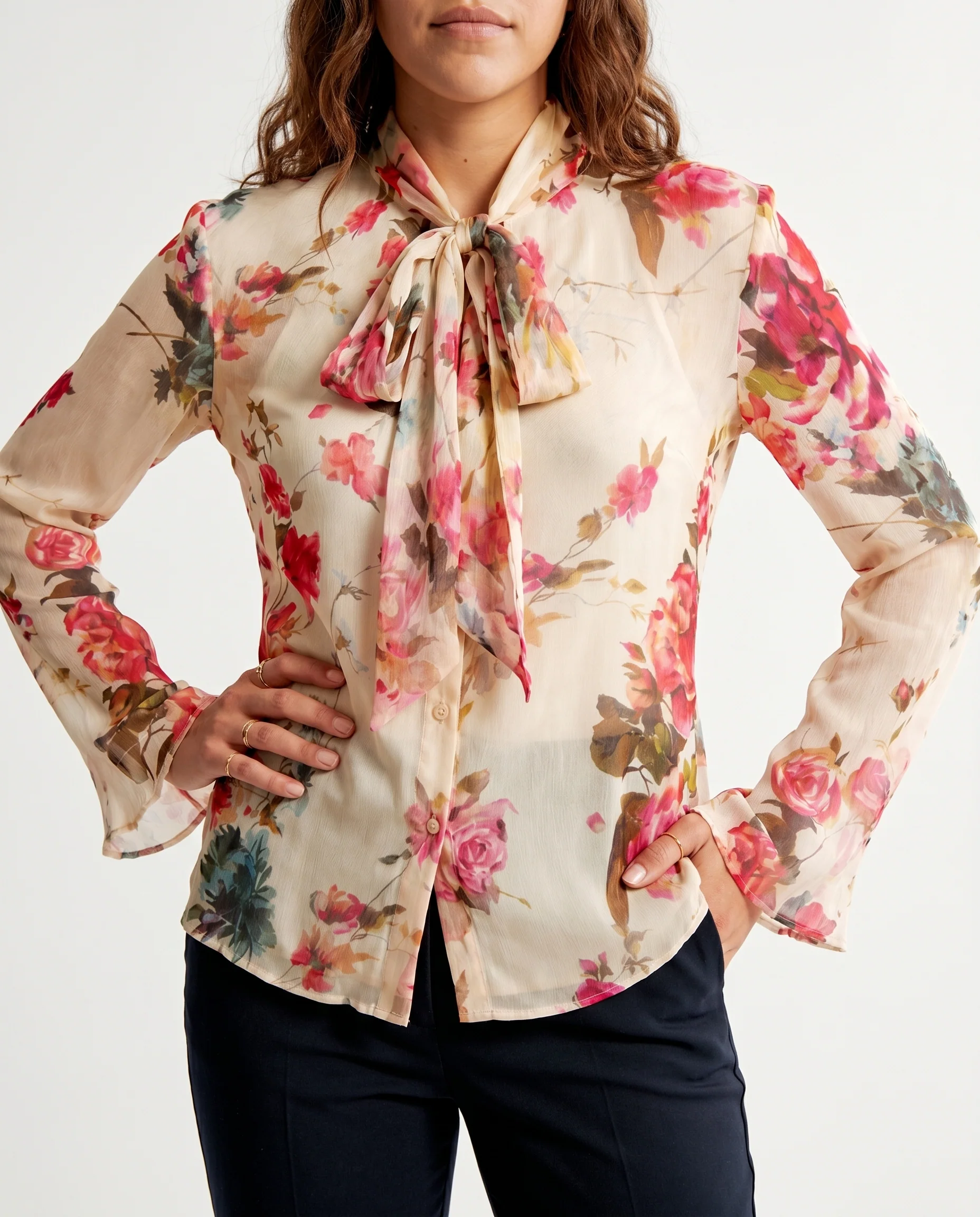 Floral Print Blouse Print - Image 8