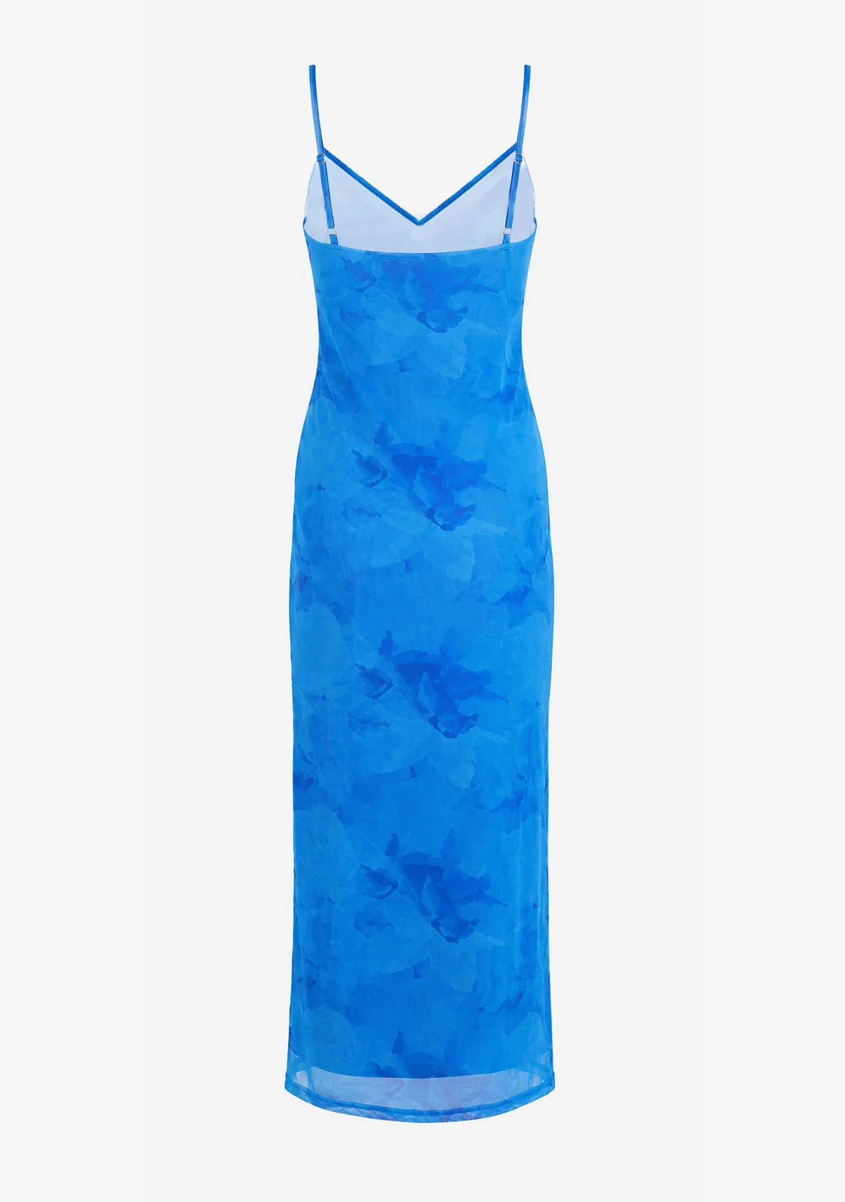 Floral Print Maxi Dress Blue - Image 2