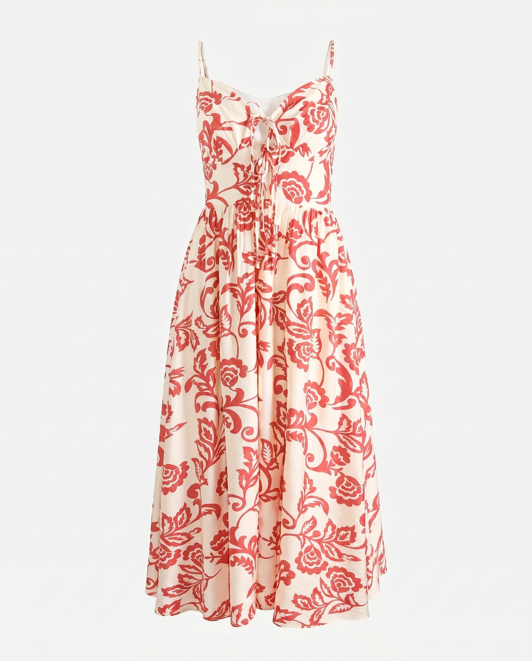 Floral Print Midi Dress Print - Image 7