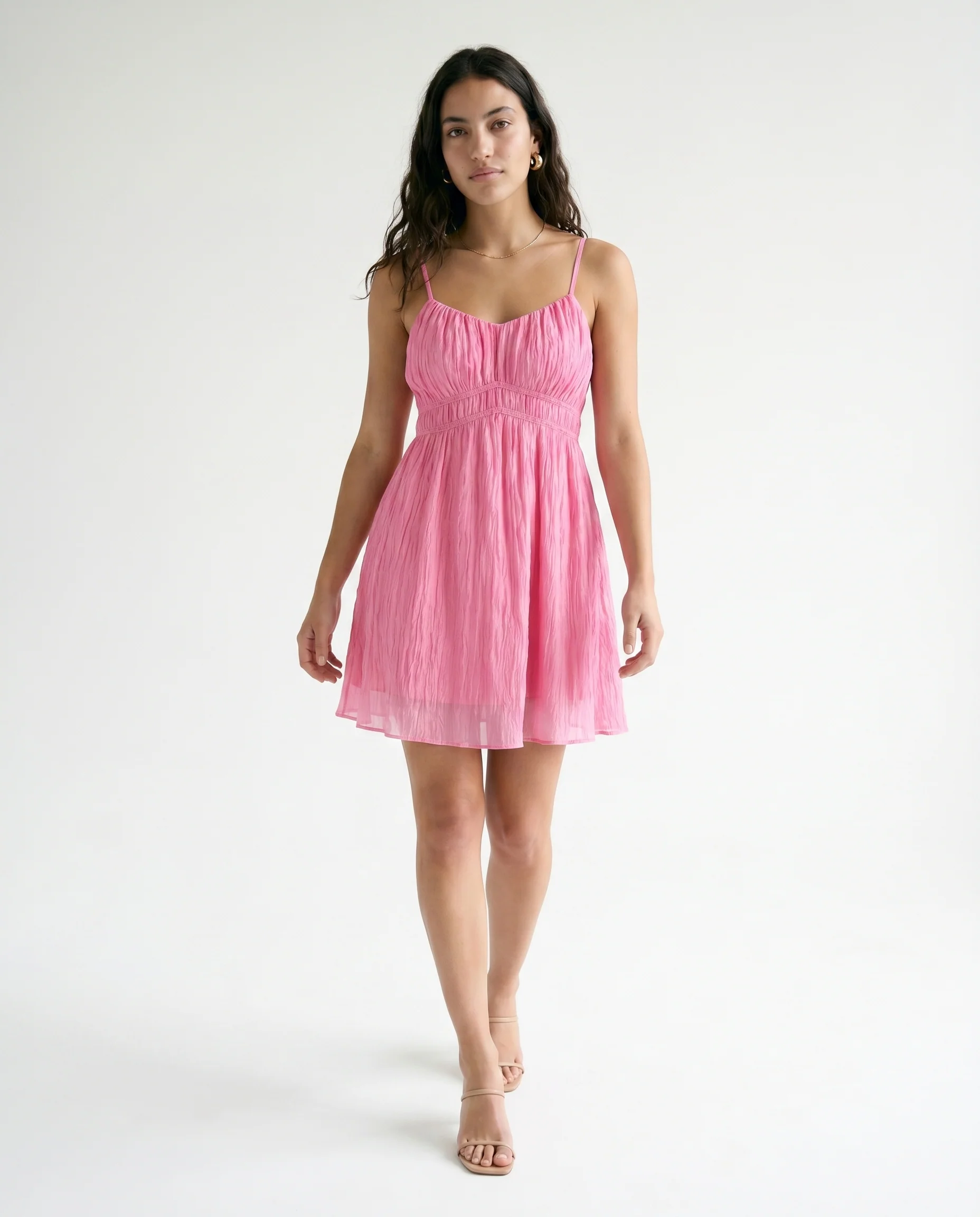 Flowy Maxi Dress Pink - Image 2