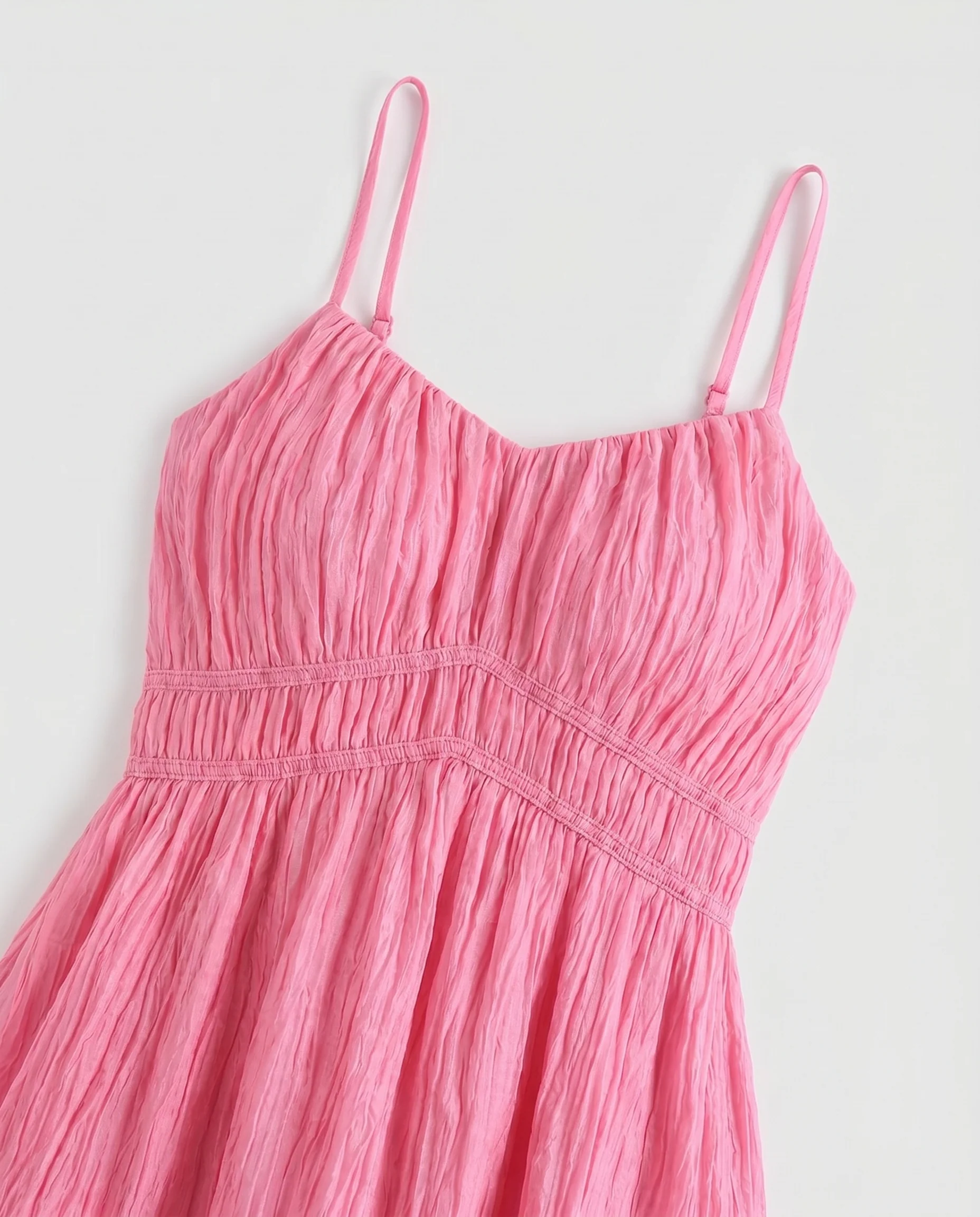 Flowy Maxi Dress Pink - Image 6