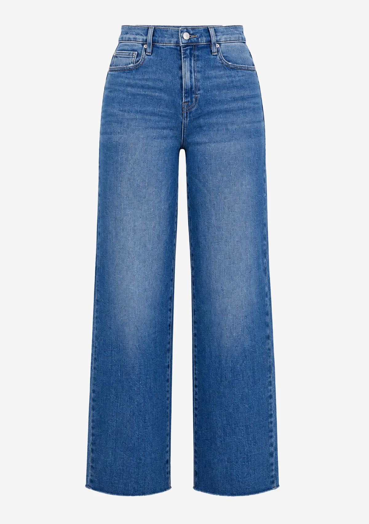 High Rise Clean Stretch Dad Jean Medium Dark
