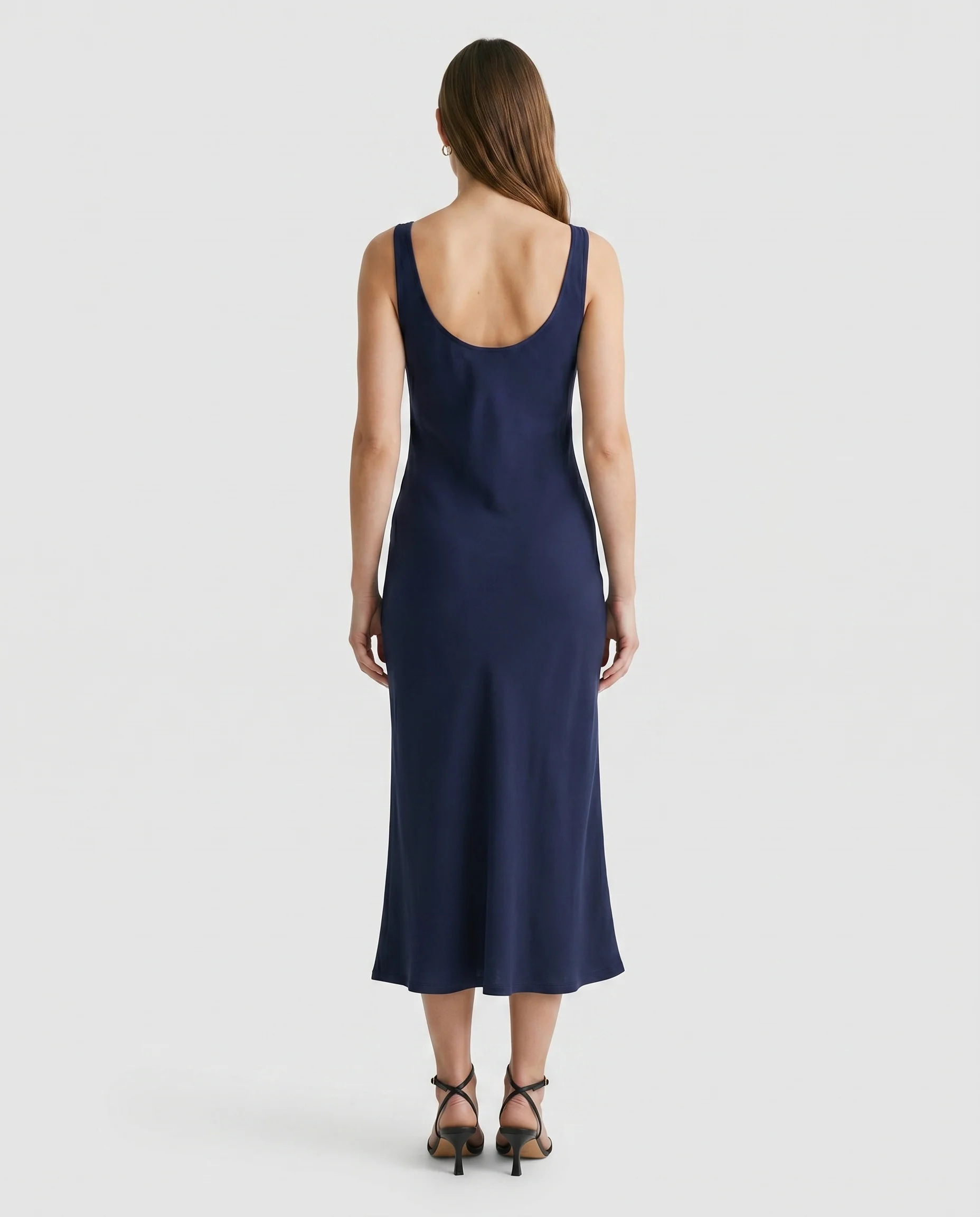 Jacqueline Dress Washed Navy - Image 3