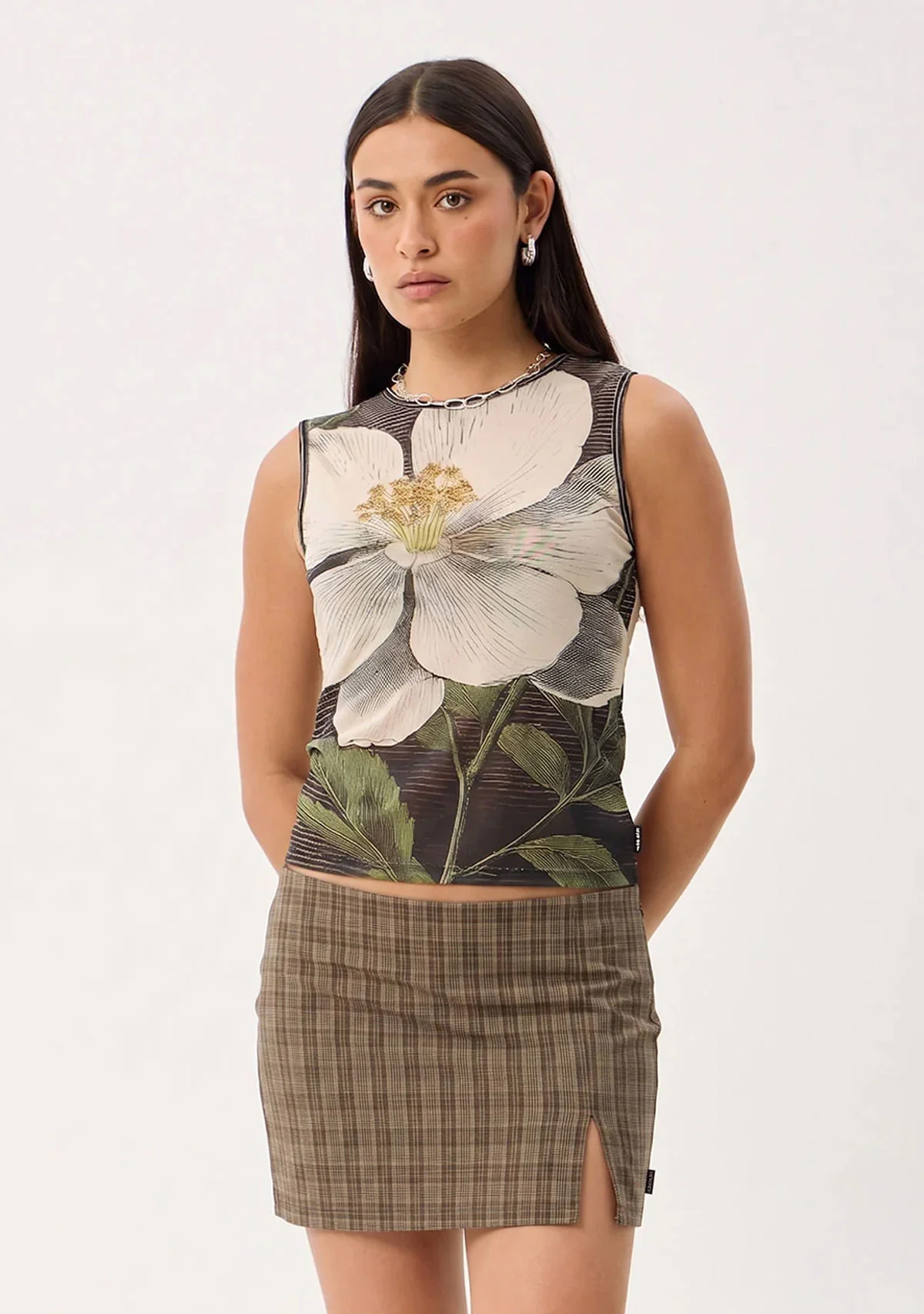 Jasmine Recycled Sheer Tank Multi - Image 2