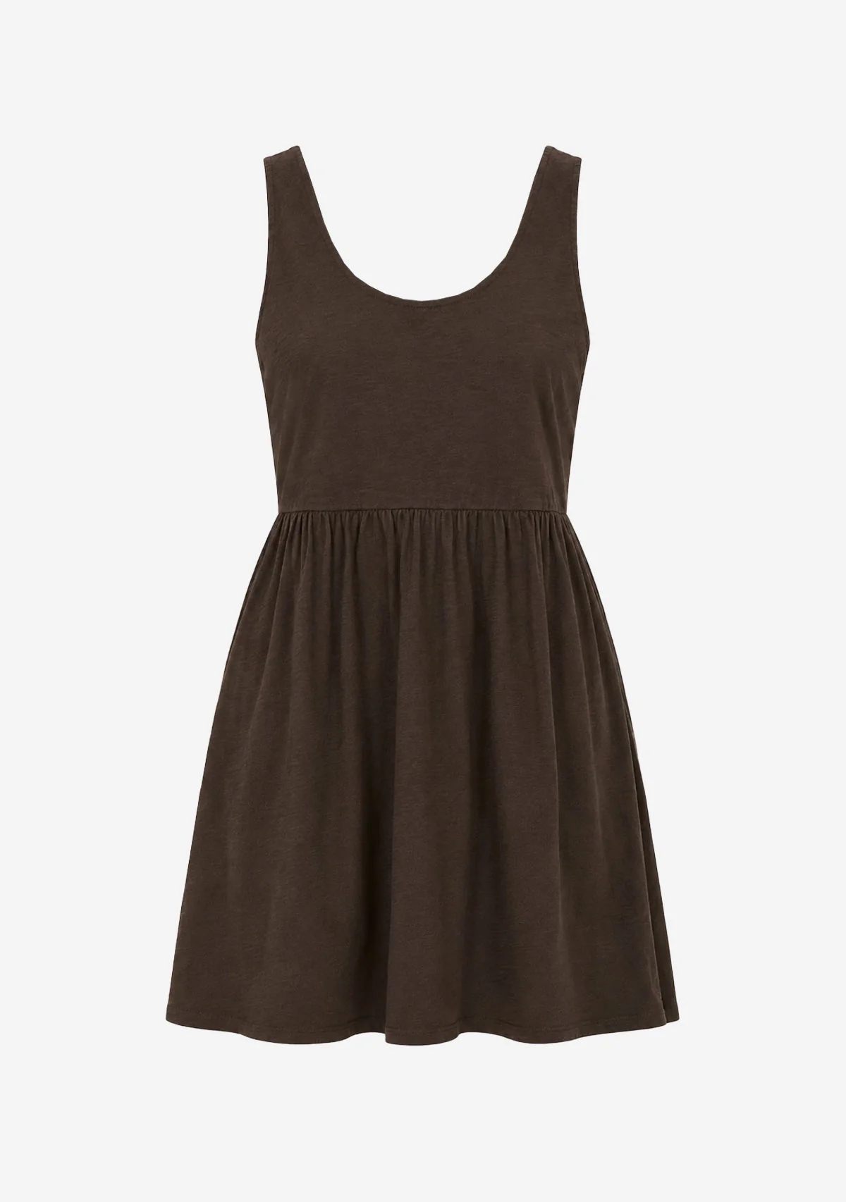 Jesse Mini Dress Coffee - Image 6