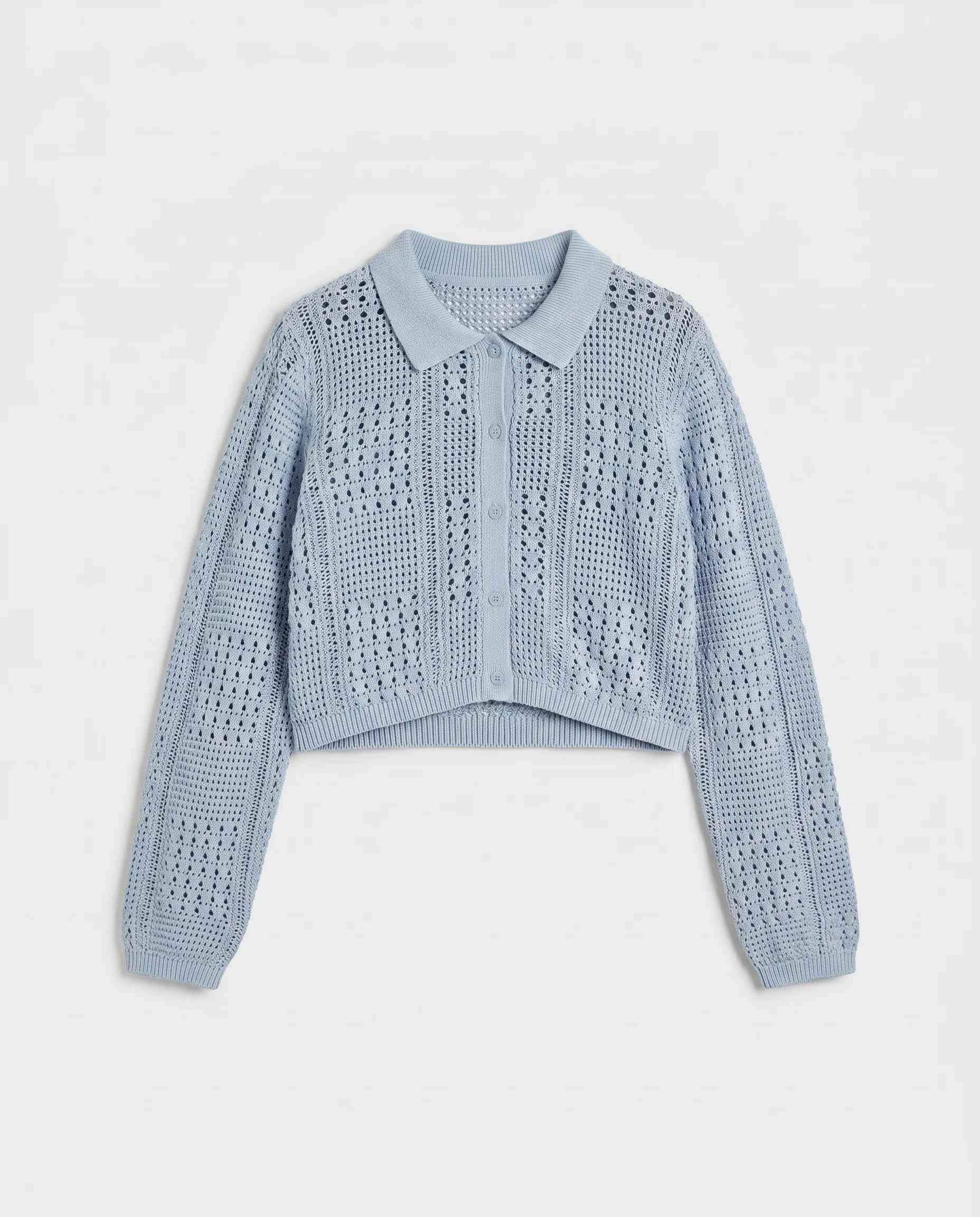 Jx sue Polo Neck Knit Skyway Blue - Image 10