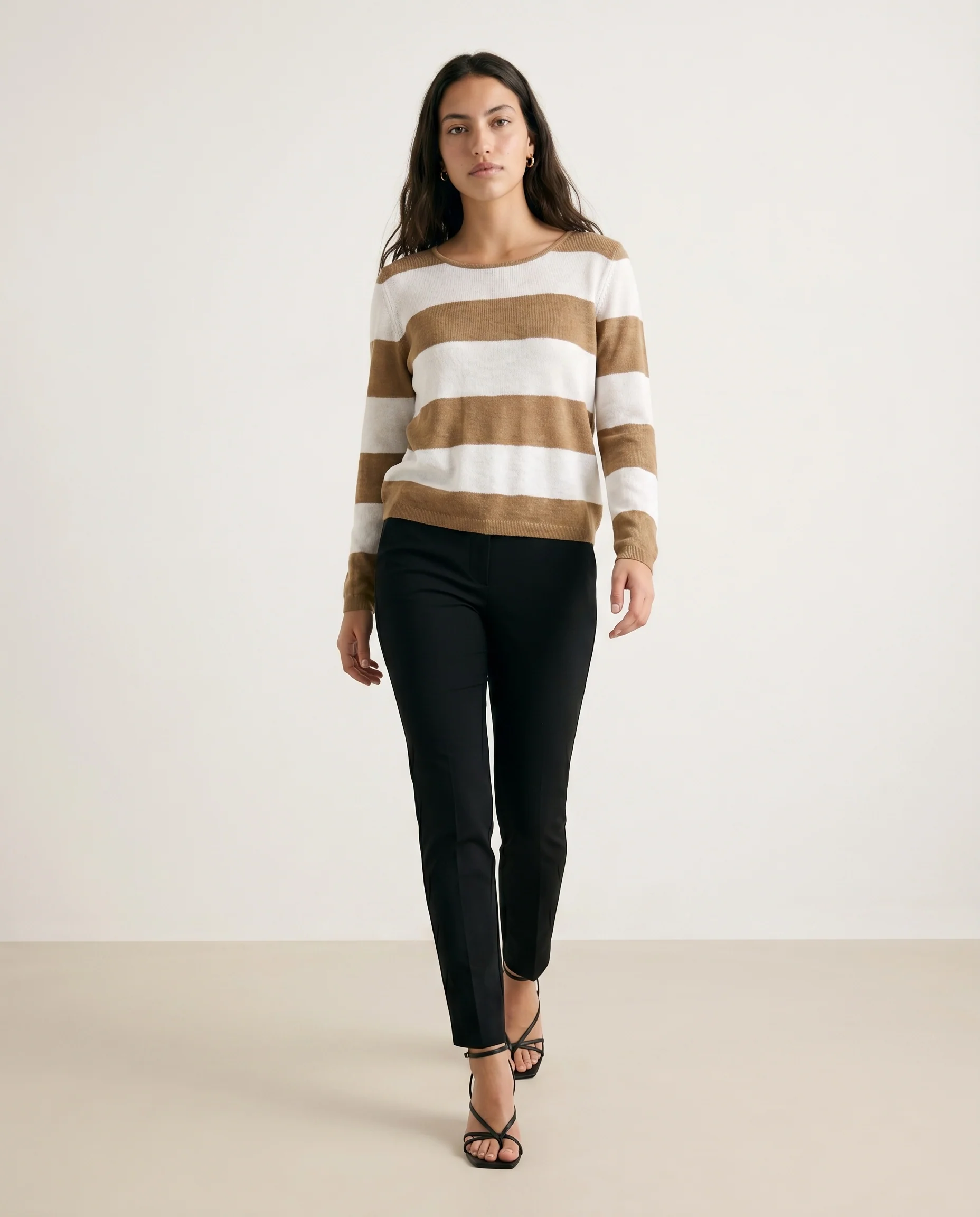 Striped Knit Sweater - Image 2
