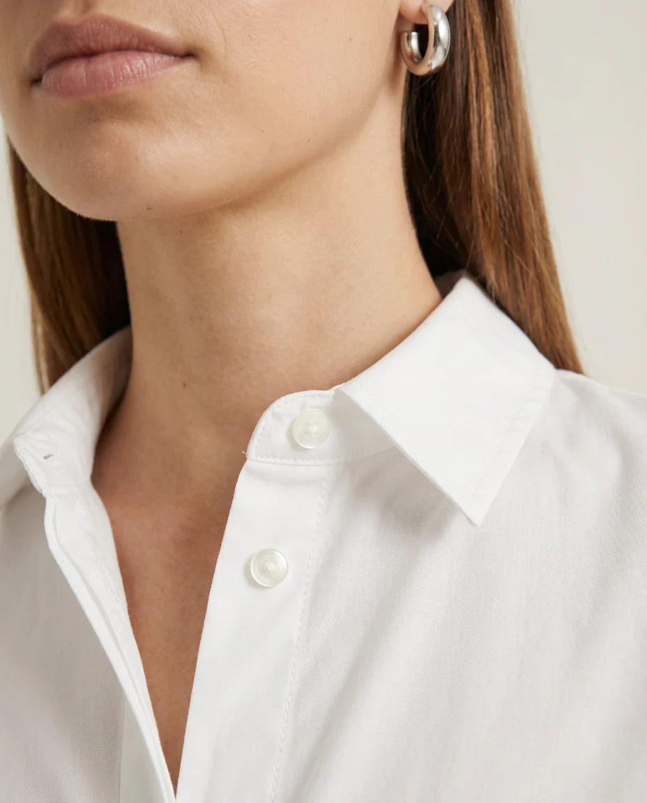 Ls Oversized Organic Poplin Shirt - Image 2