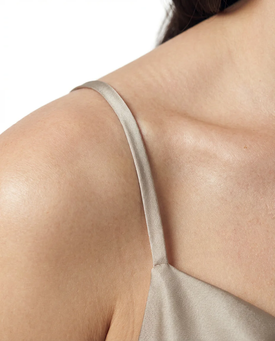 Mari Satin Tank Laurel Oak - Image 2