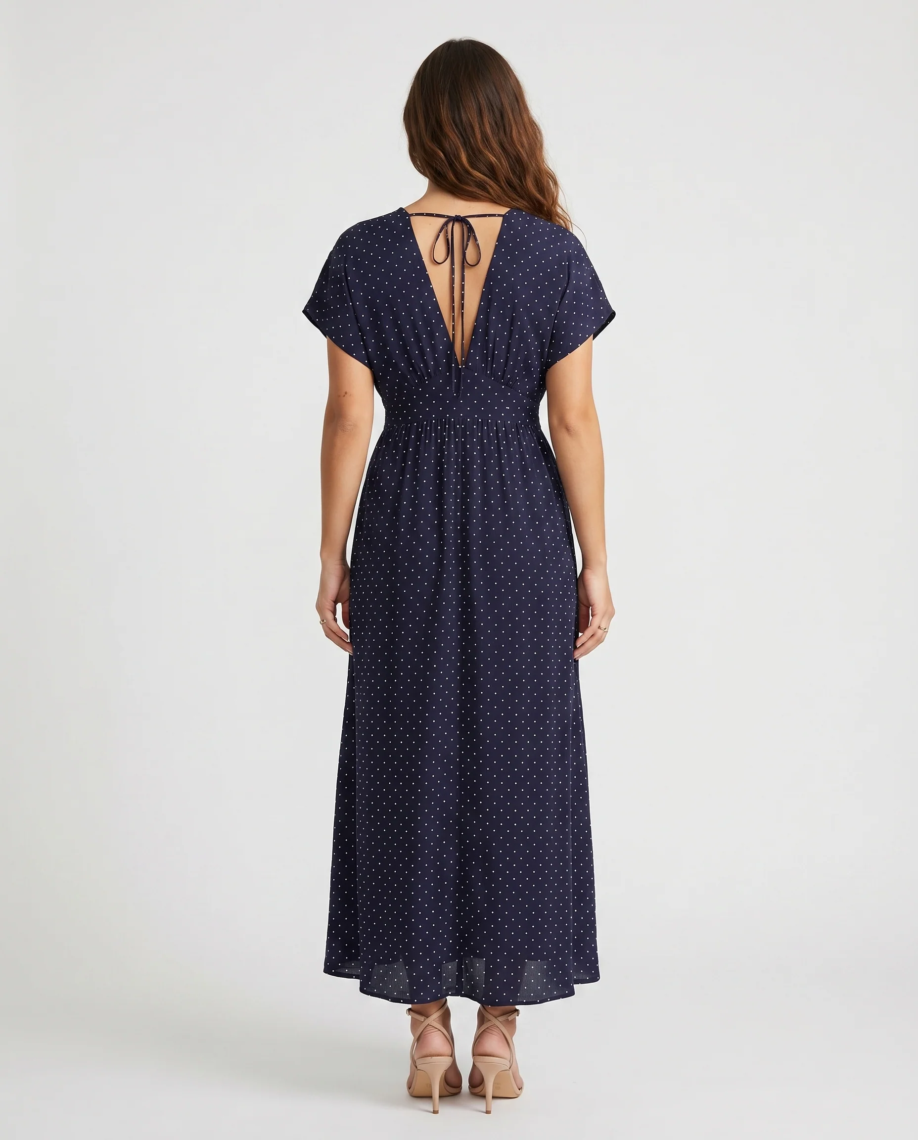 Maxi Dress Navy Blue - Image 4