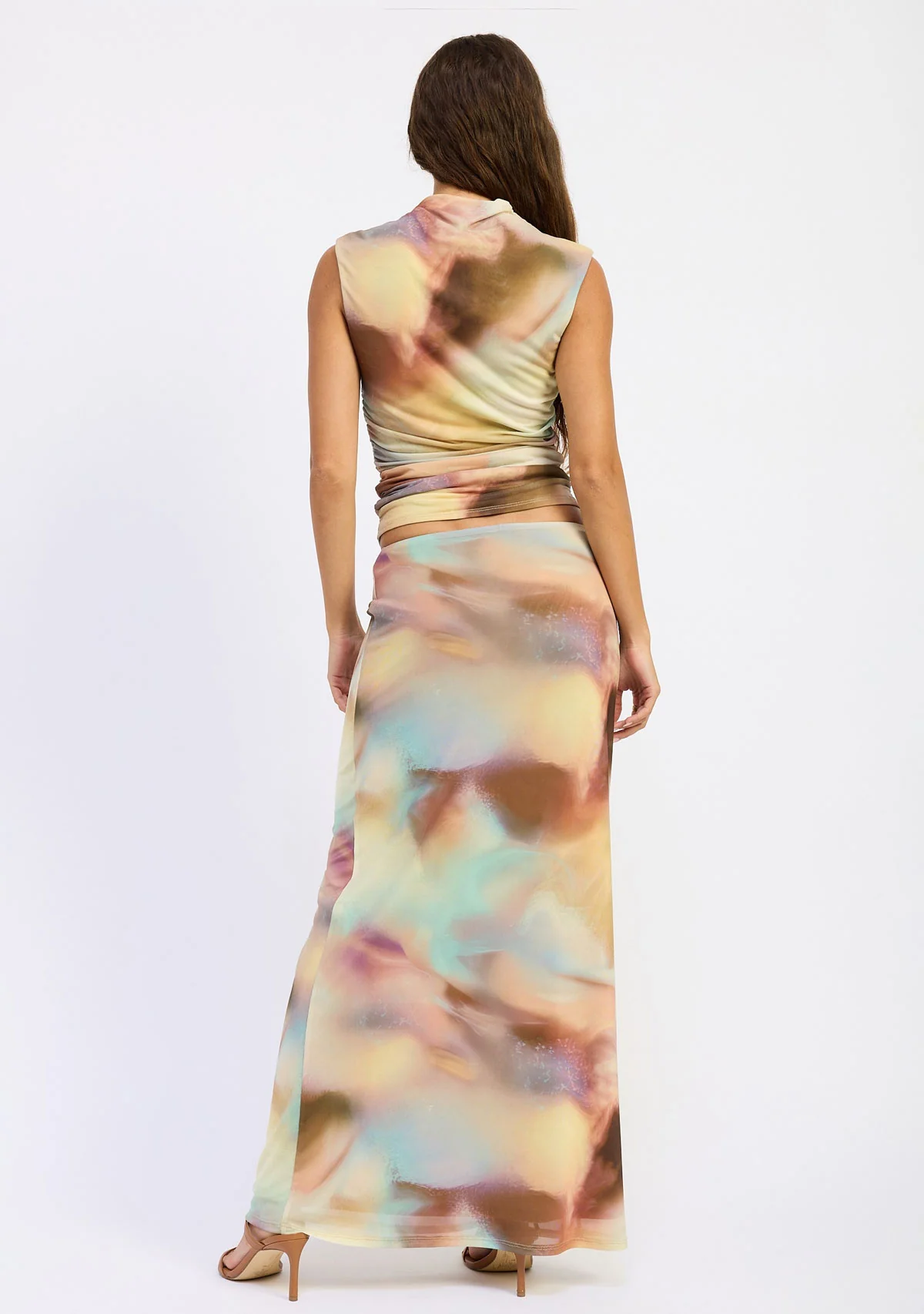 Maxi Mesh Skirt Multi - Image 3