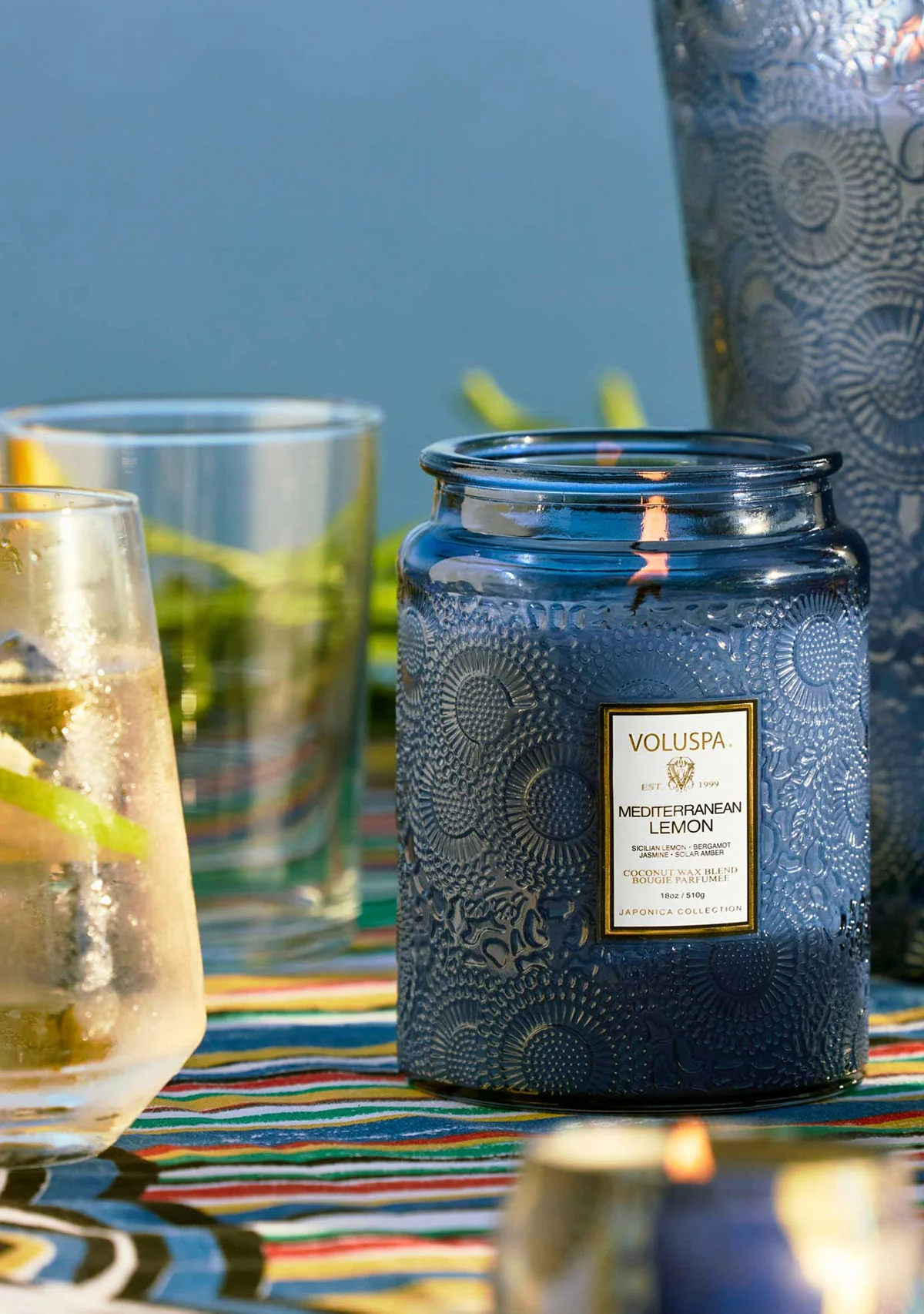 Mediterranean Lemon Large Jar Candle 18 - Image 2