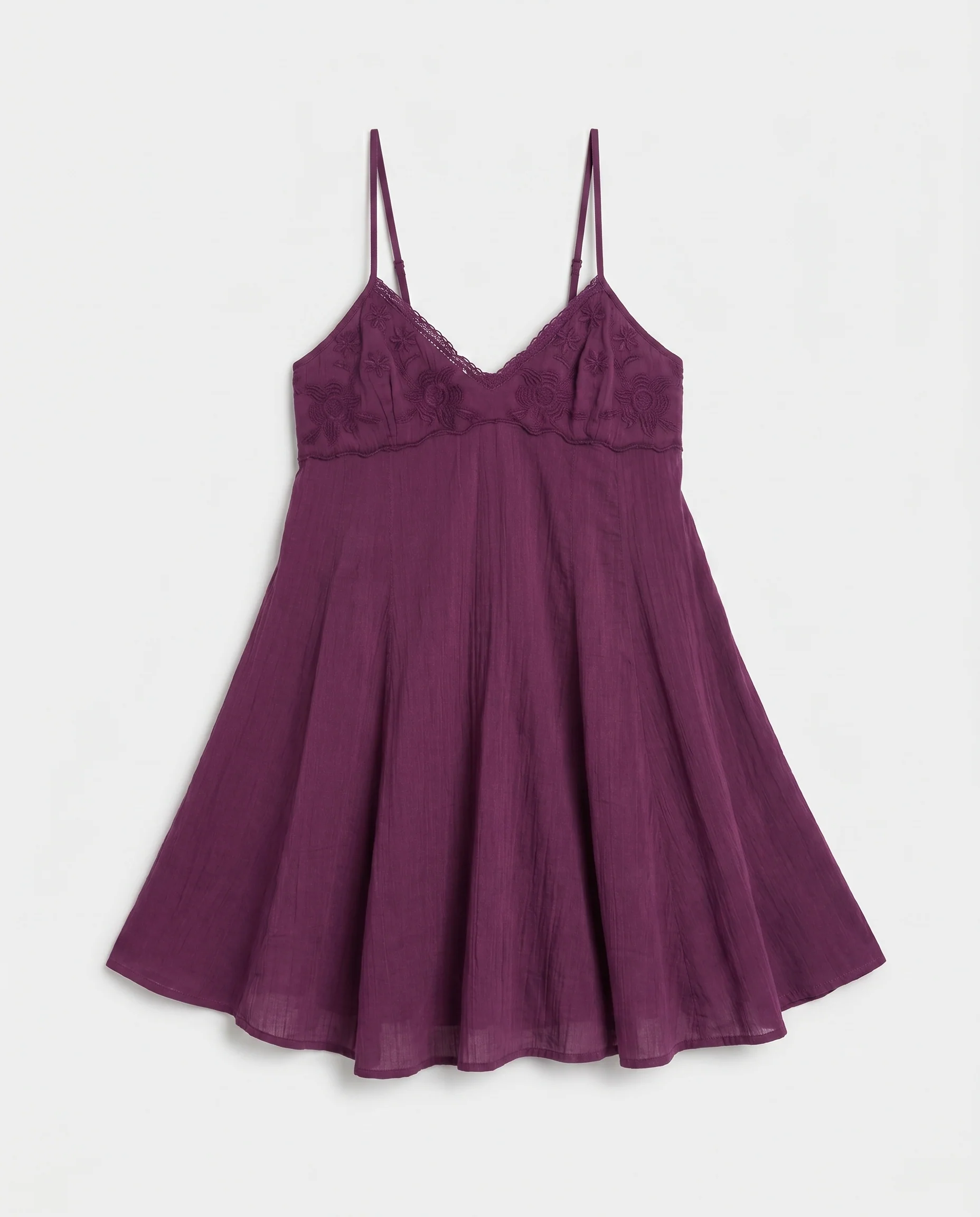 Onlpanola Short Strap Dress Wvn Grape Wine - Image 7