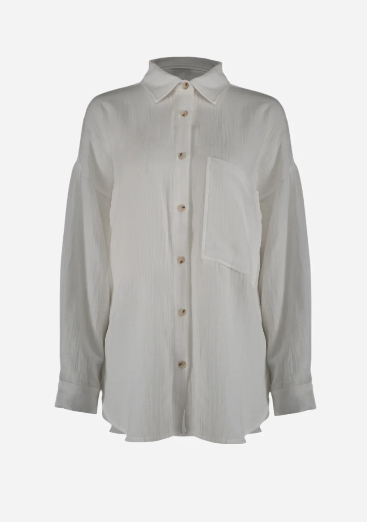 Oversized Gauze Cotton Shirt