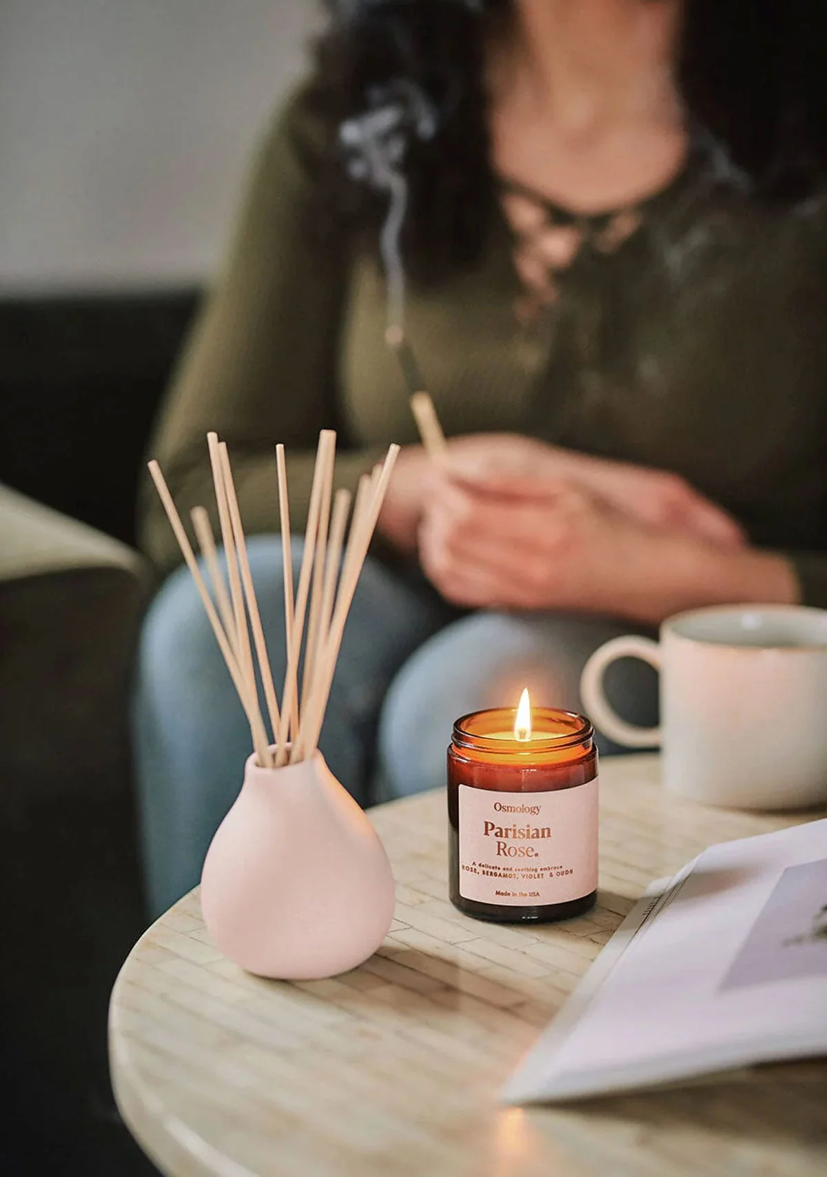 Parisian Rose Jar Candle - Image 3