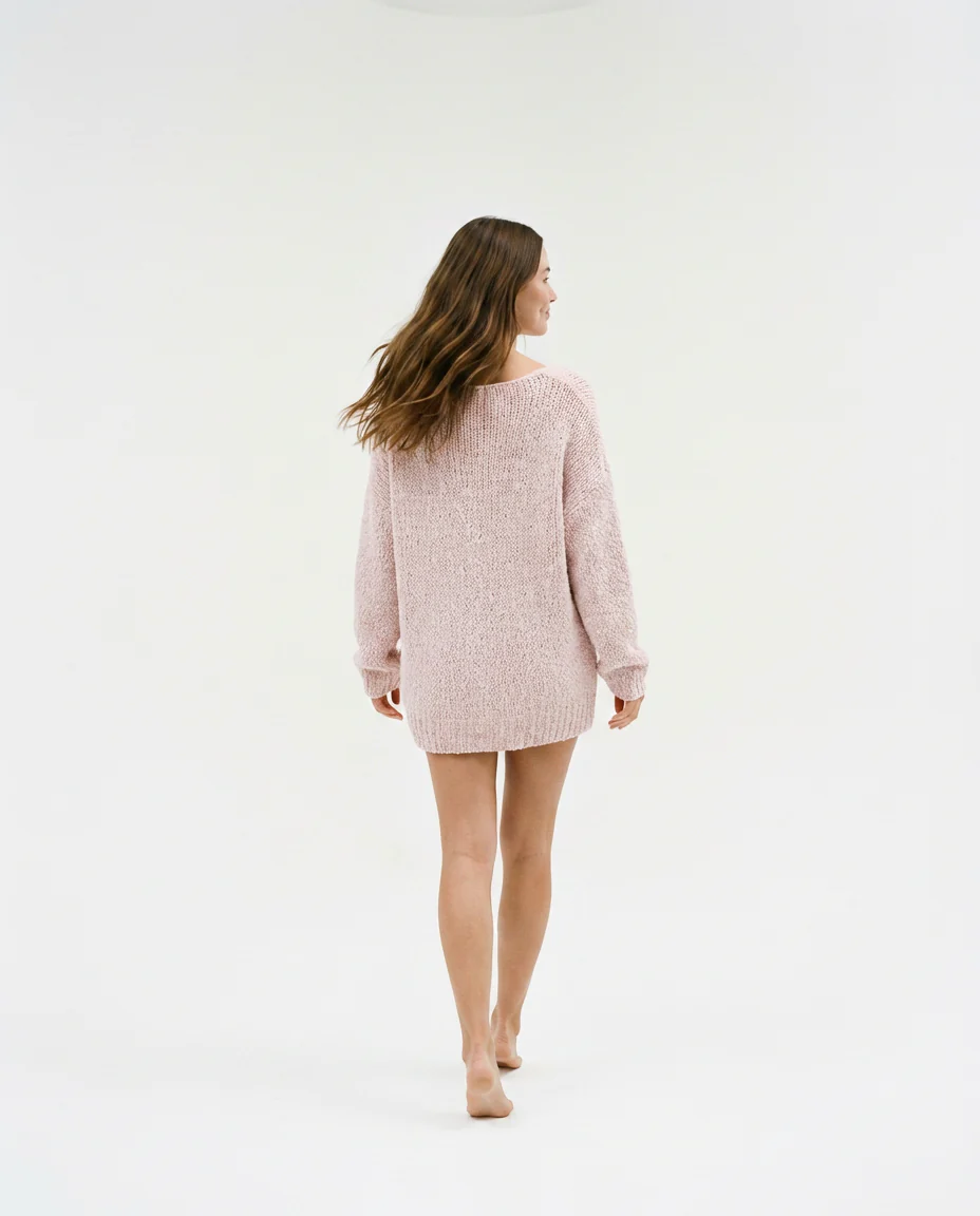 Popcorn Knit Sweater - Image 3