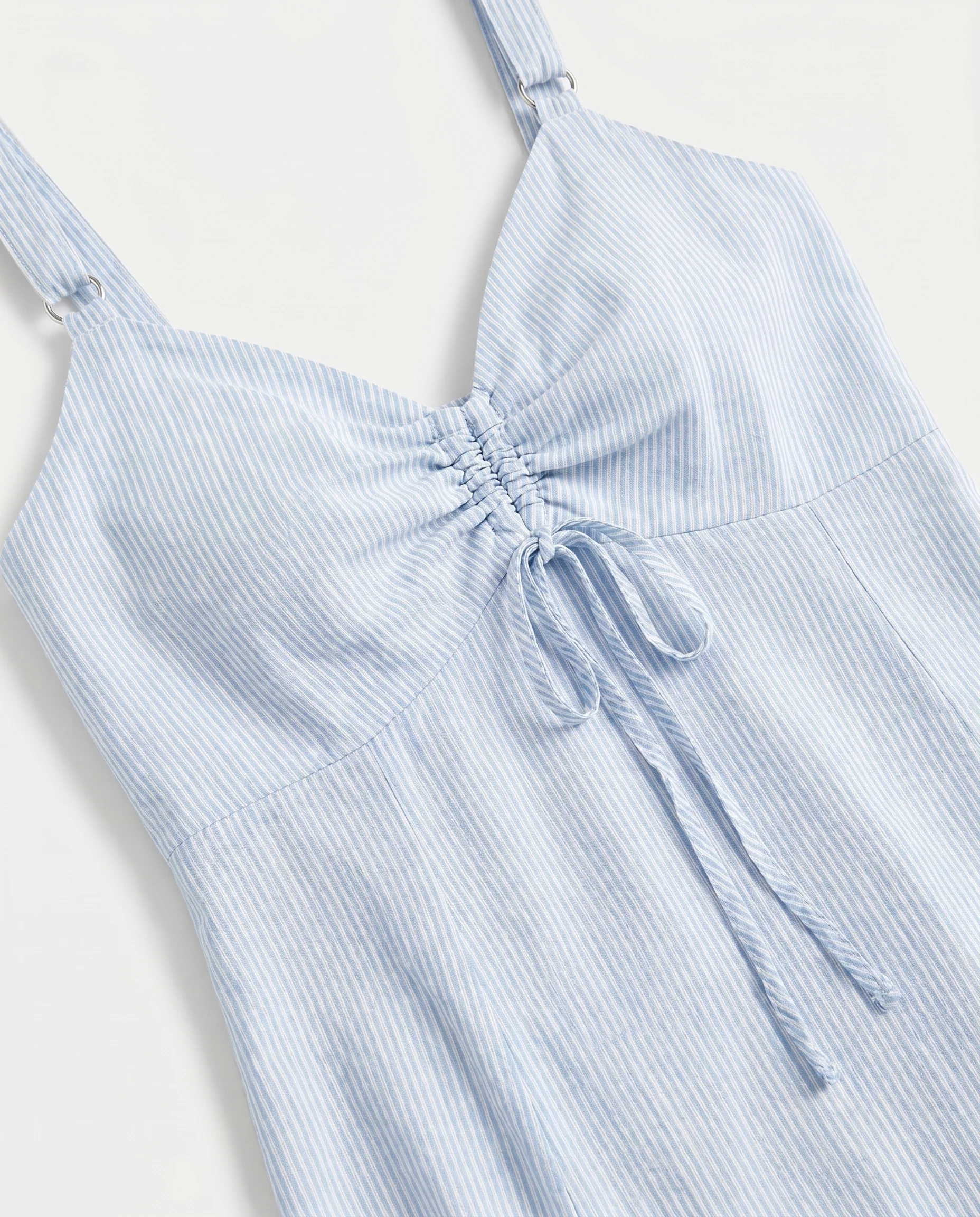 Renata Dress Blue Stripe - Image 5