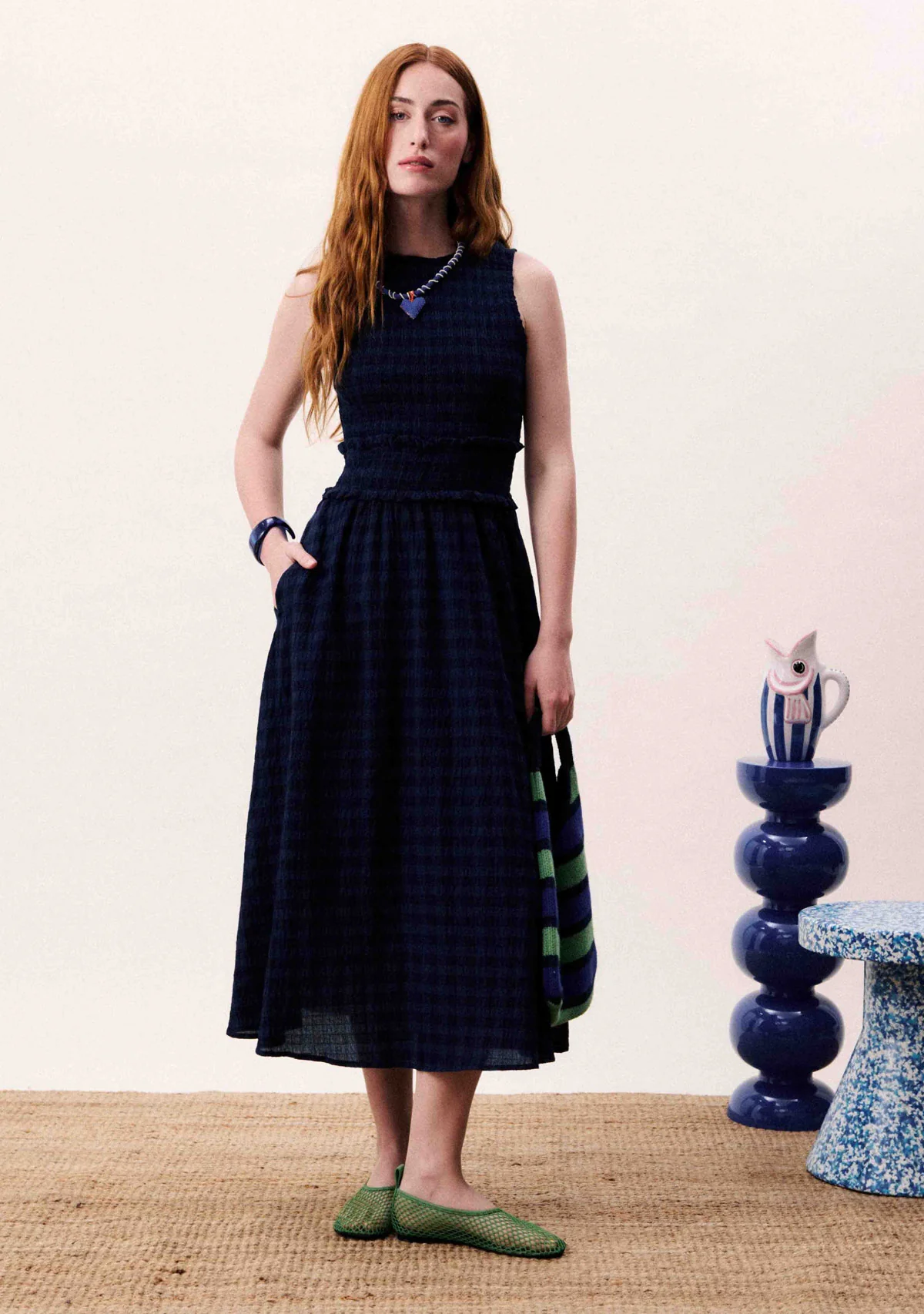 Saquarema Dress Bleu Marine - Image 6