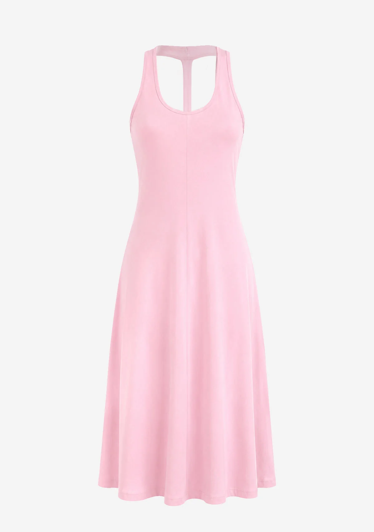 Soft Drape Maxi Dress Pink