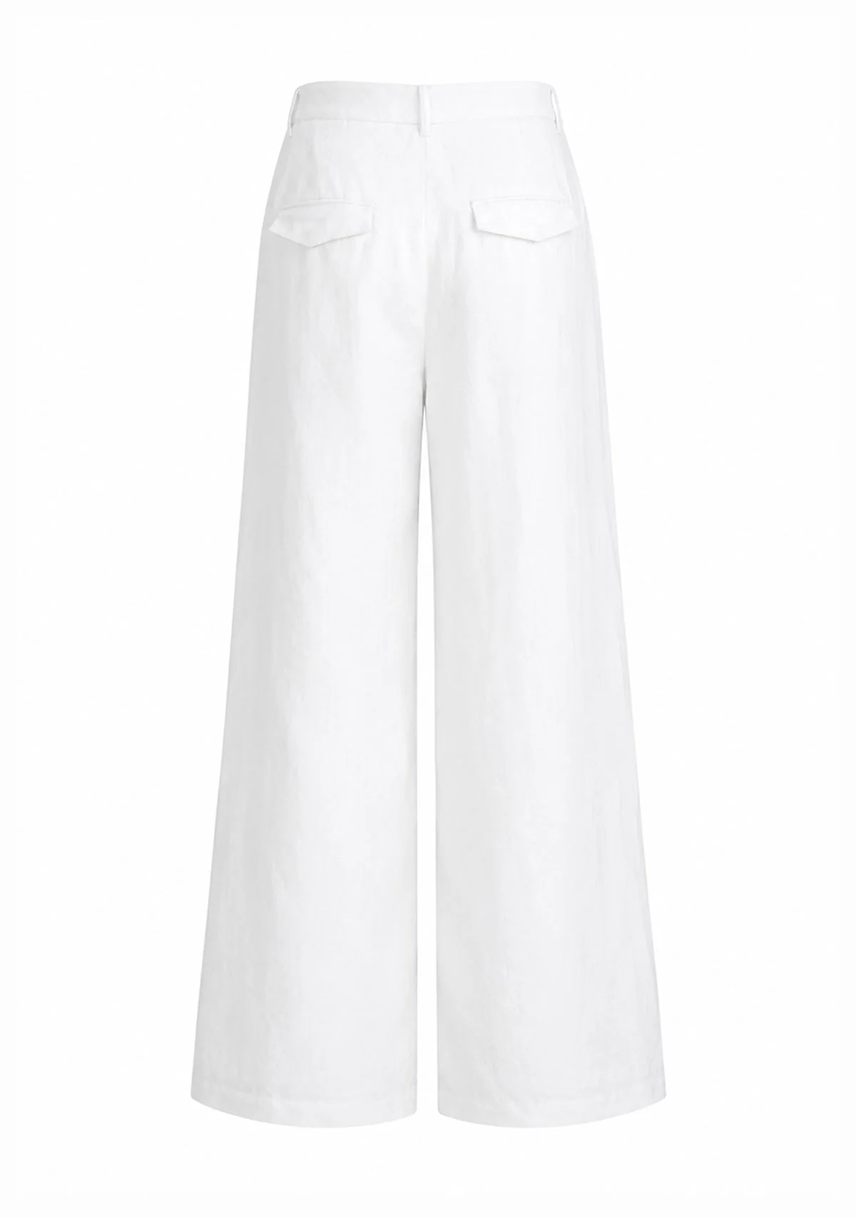 Solid Woven Pant White - Image 4