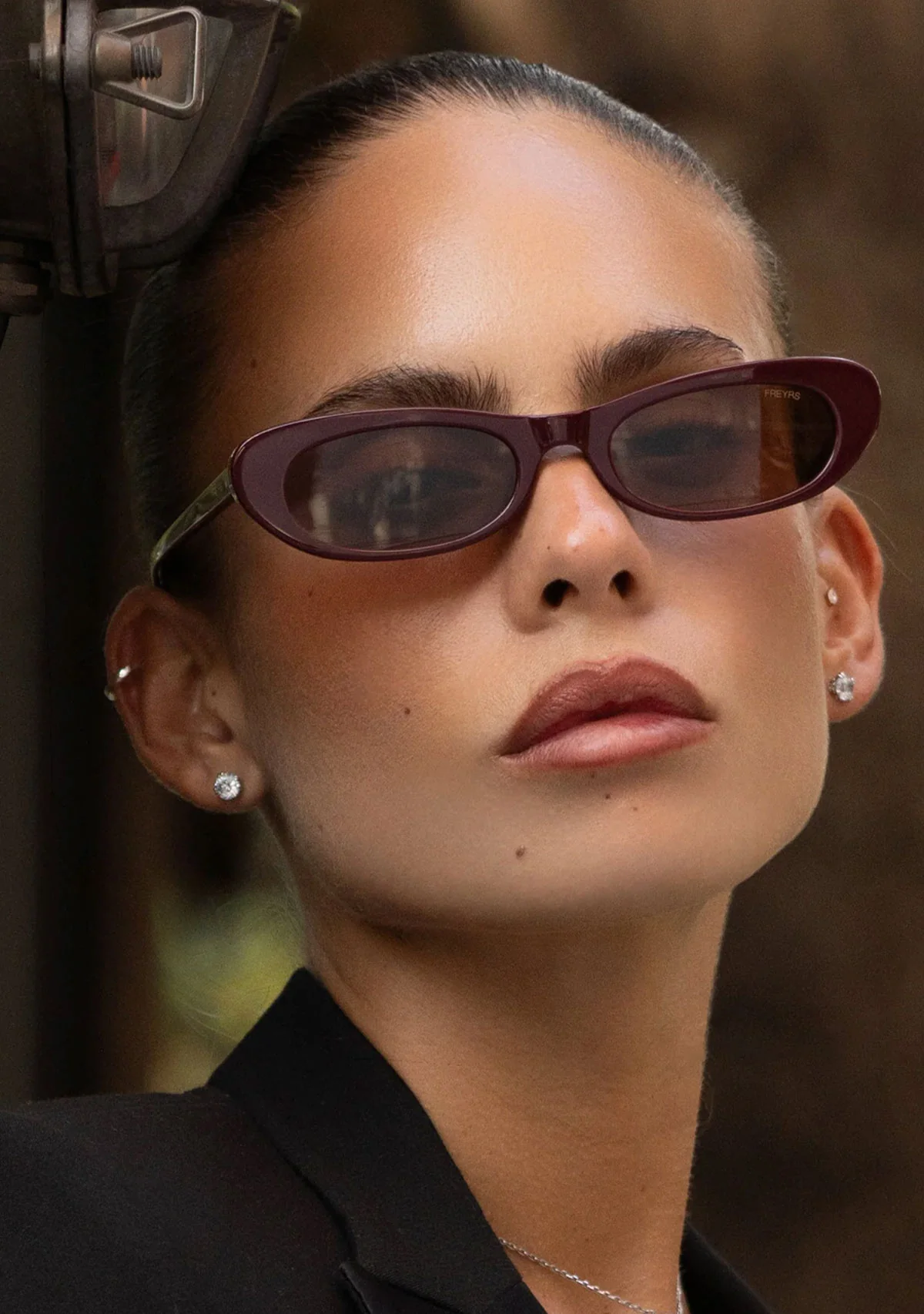 Sophie Acetate Cat Eye Womens Sunglasses - Image 2