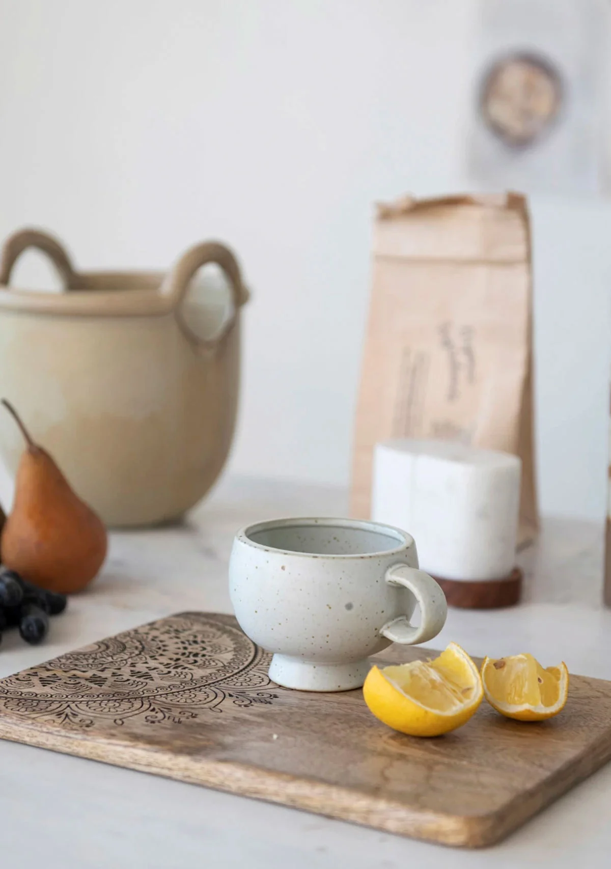 Stoneware Footed Mug - Image 2
