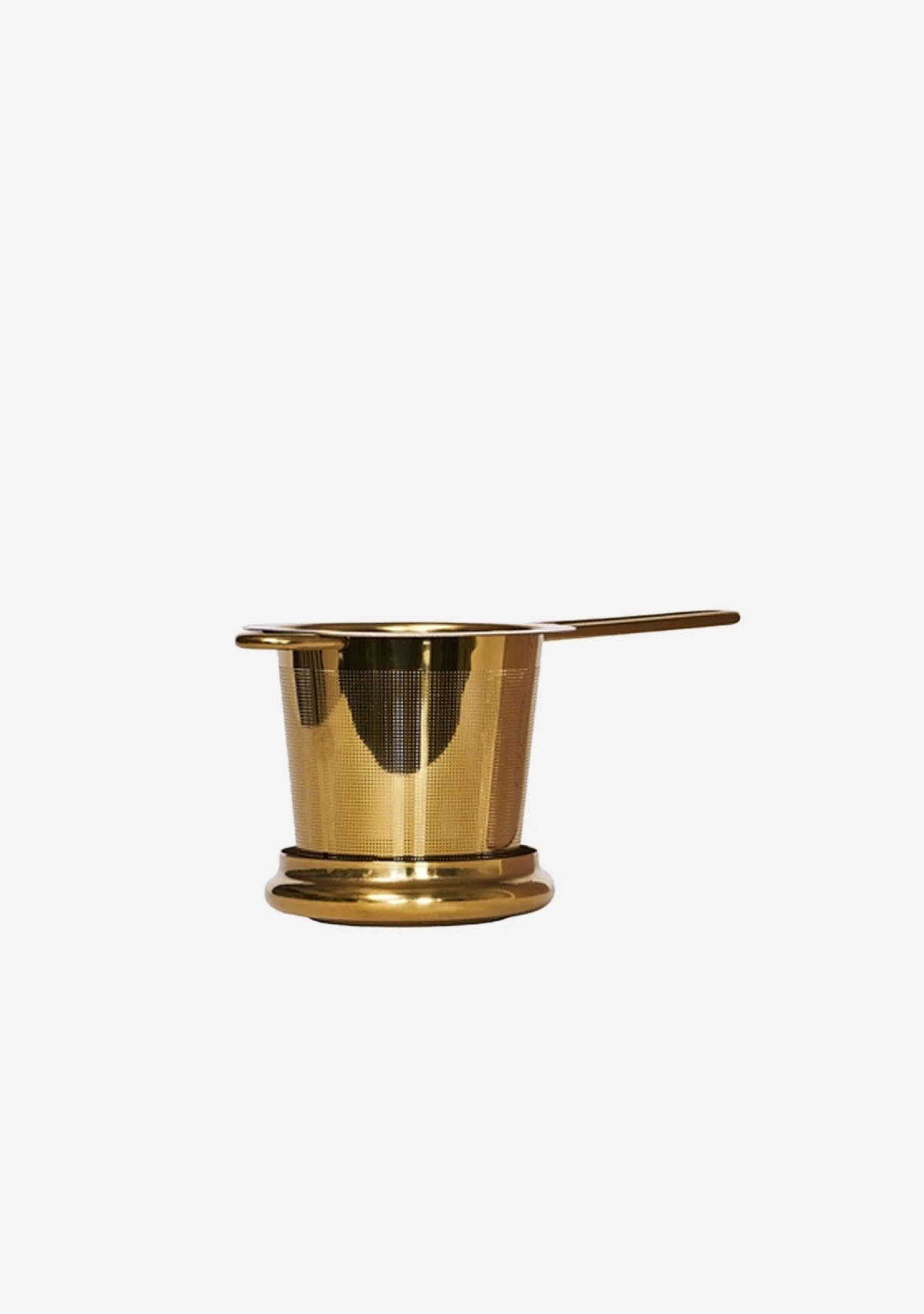 The Gold Goddess Tea Strainer