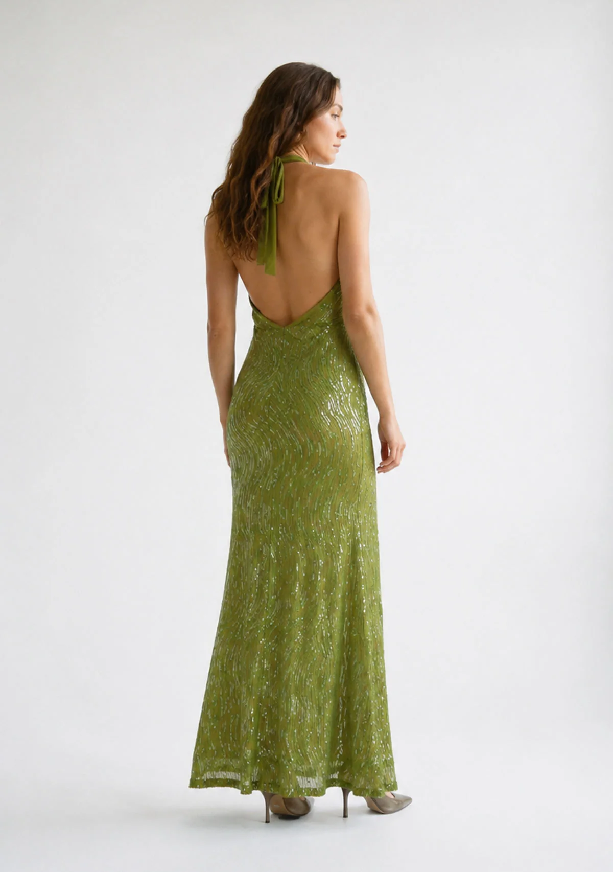 The Solara Dress Green - Image 3