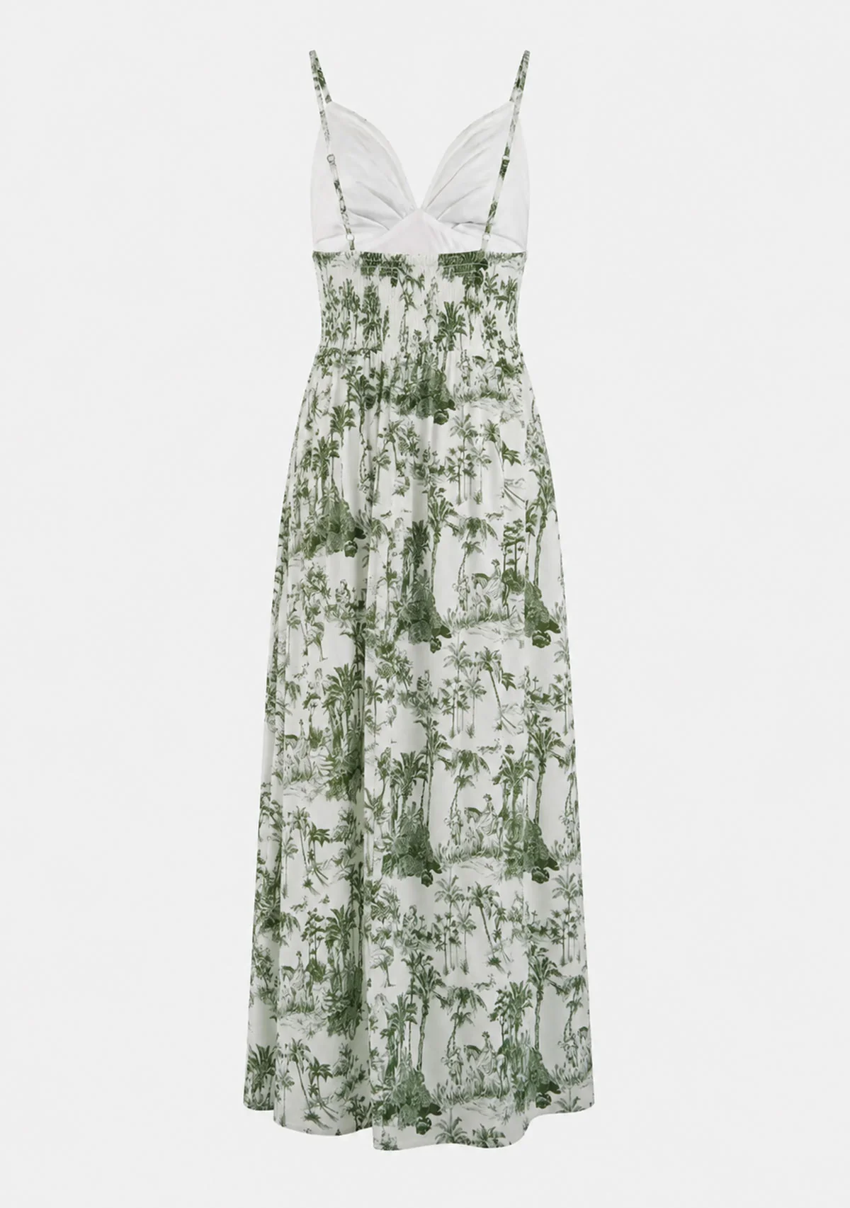 Thin Strap Smocked Back Waisted Maxi Dress - Image 2