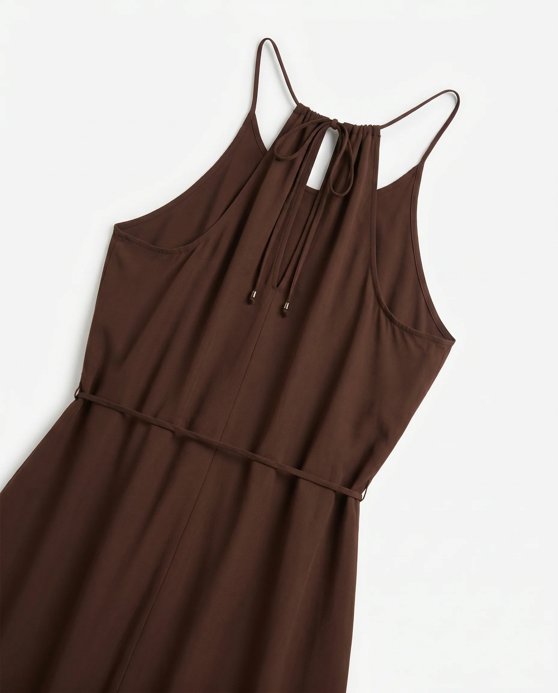 Viscose Maxi Cami Wrap Dress Hot Fudge - Image 6
