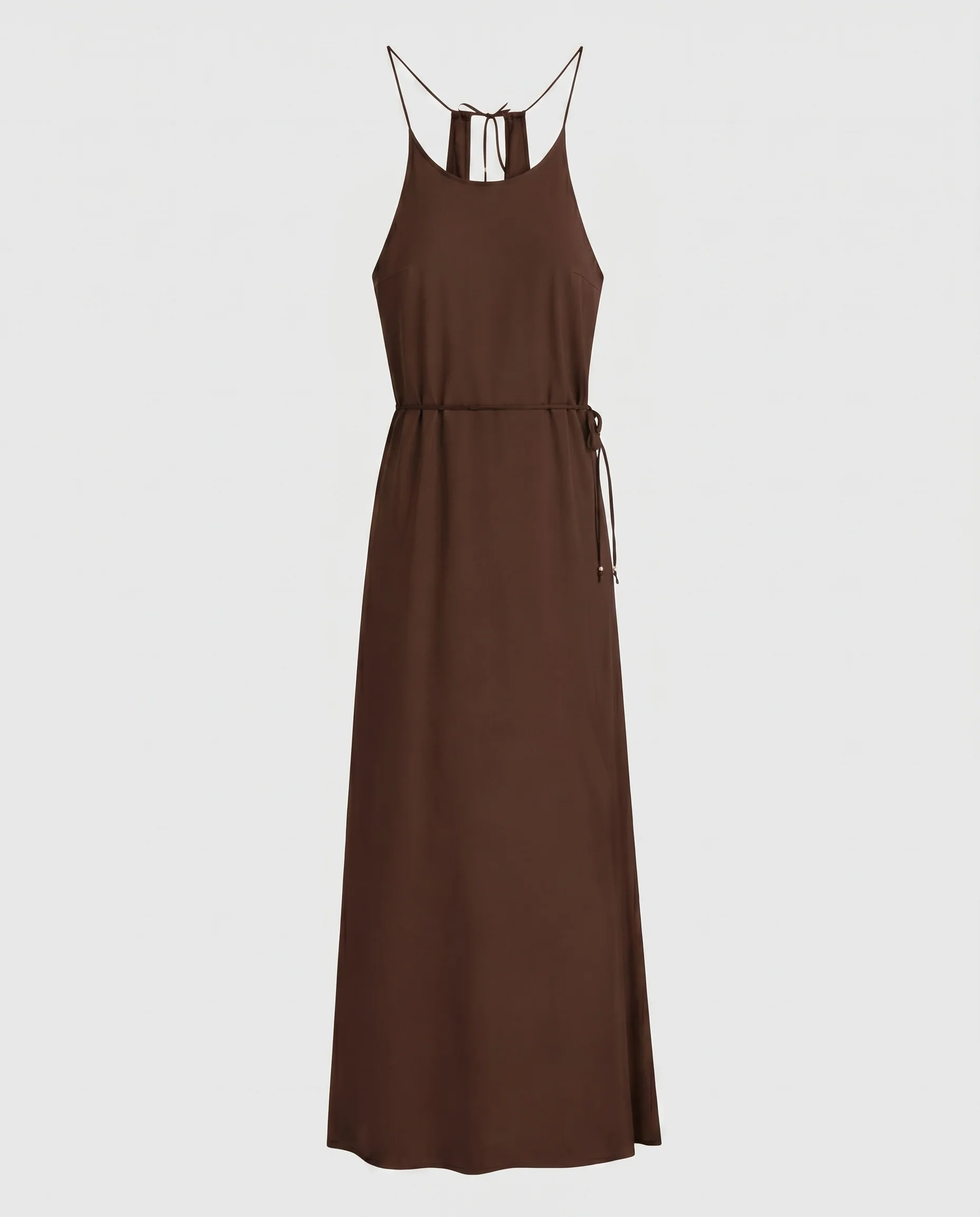 Viscose Maxi Cami Wrap Dress Hot Fudge - Image 7